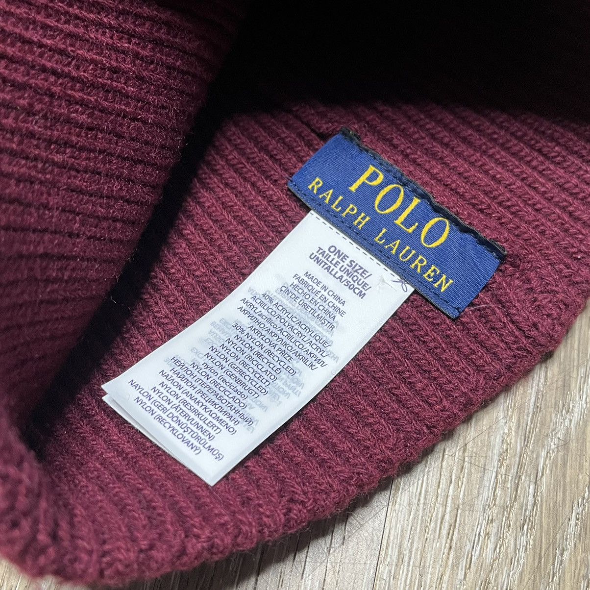 Polo Ralph Lauren × Vintage triple pony ralph lauren beanie Size ONE SIZE - 4 Thumbnail
