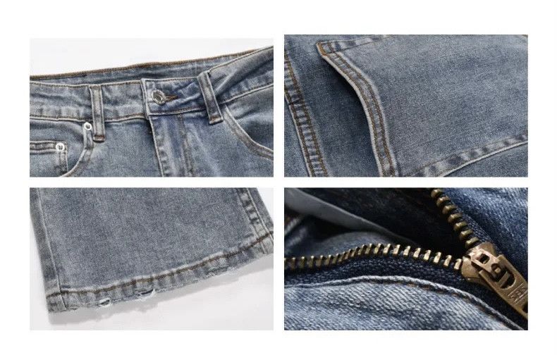 Denime × Japanese Brand Men's Jeans American Style High Street Washing Micro Flare Size US 34 / EU 50 - 3 Thumbnail