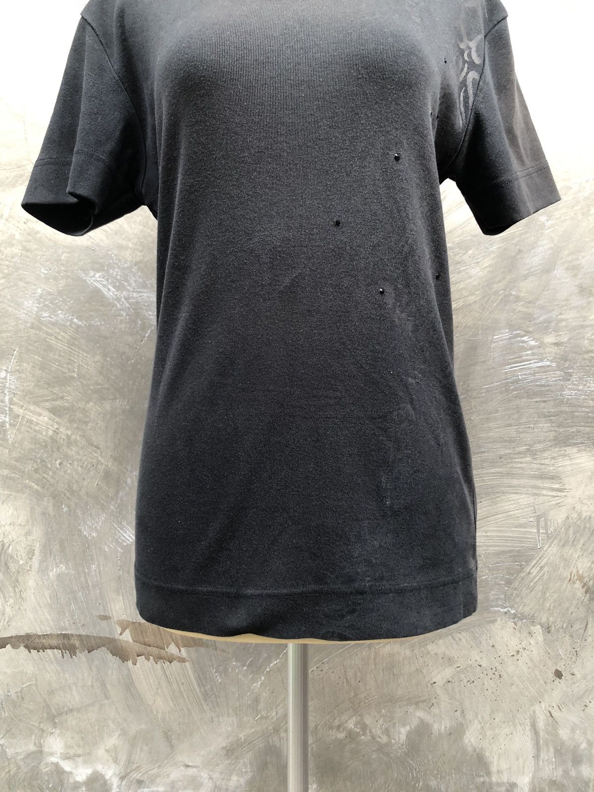 5351 POUR LES HOMMES × Japanese Brand × Le Grande Bleu (L.G.B.) 5351 Pour Les Hommes Fading Tshirt Size S / US 4 / IT 40 - 3 Thumbnail