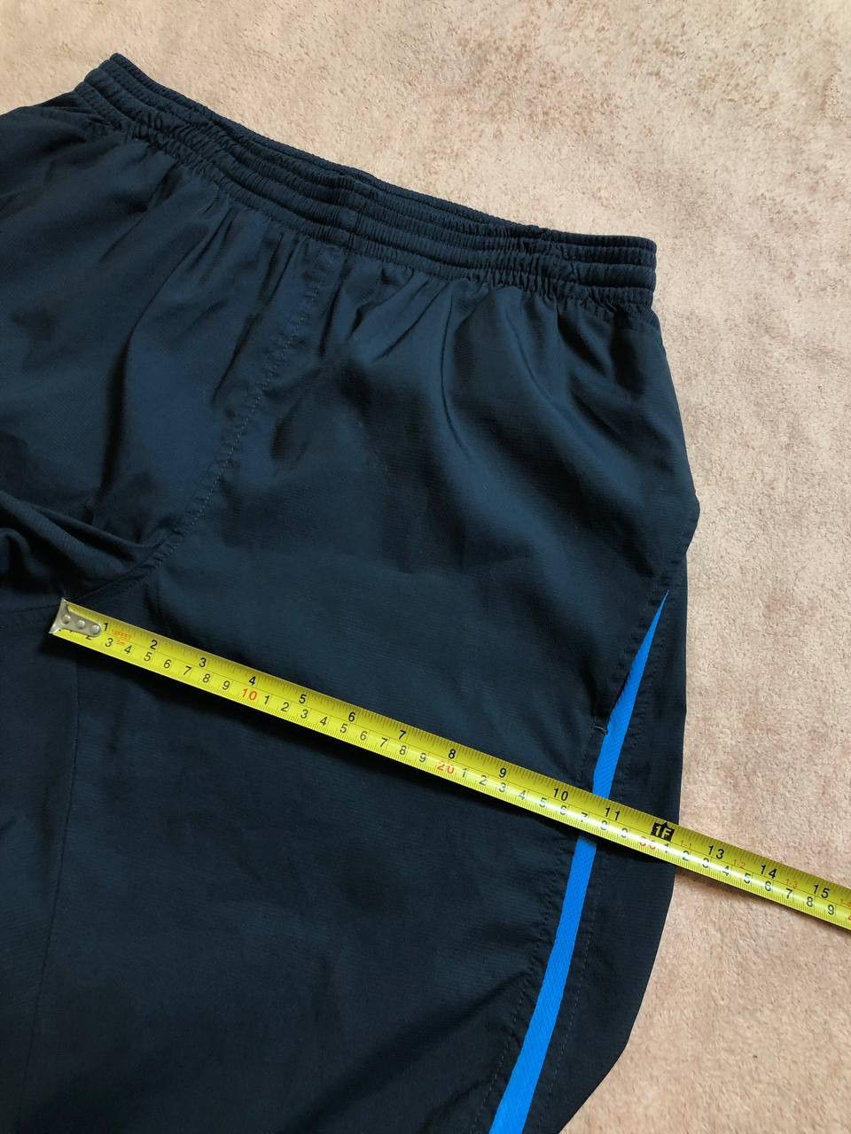 Nike vintage Nike Y2K nylon track pants in navy STREETWEAR Size US 32 / EU 48 - 14 Thumbnail