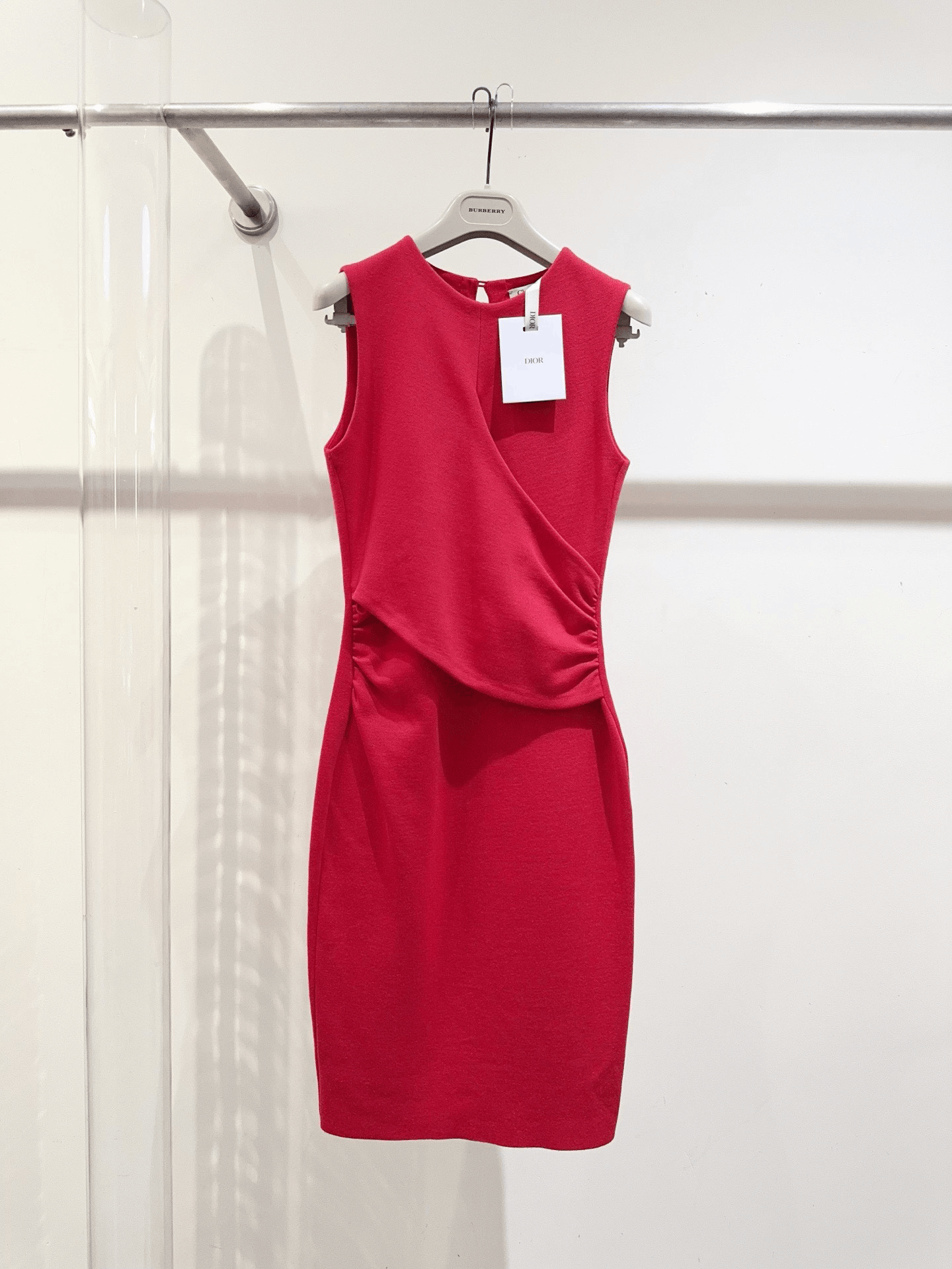Dior Dior Red Knit Dress Size XS / US 0-2 / IT 36-38 - 1 Thumbnail
