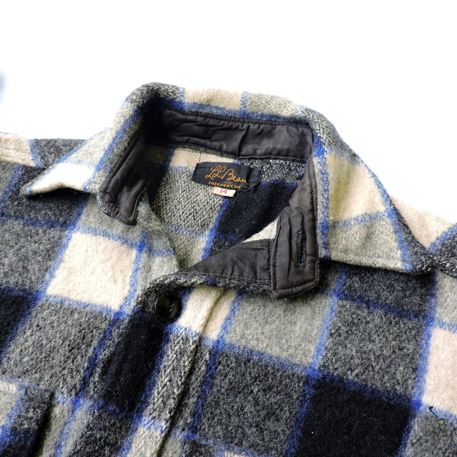 L.L. Bean × Vintage 50's LL. Bean Plaid Shirt Jacket Size US M / EU 48-50 / 2 - 3 Thumbnail