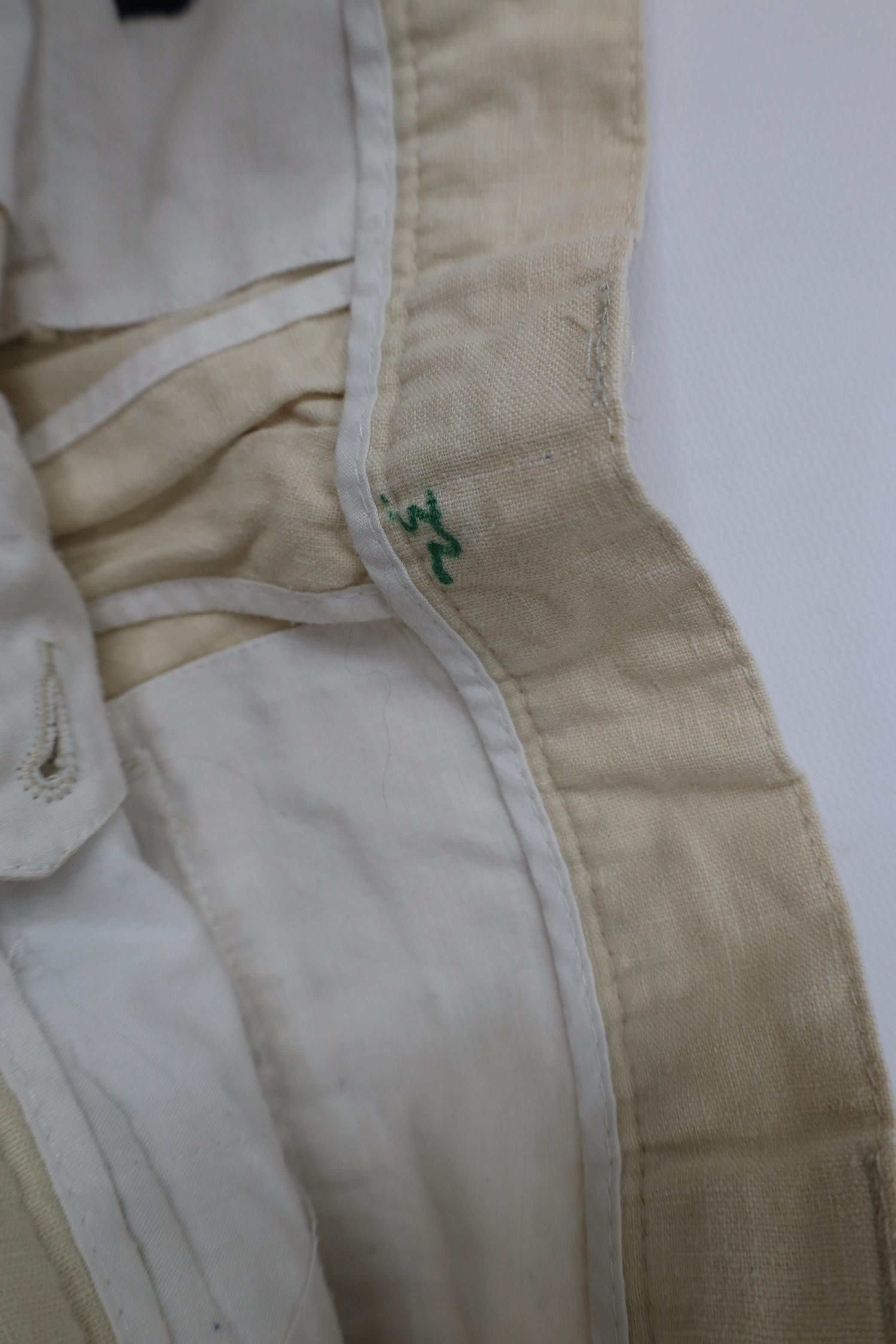 Vintage Vintage 90s Streetwear Linen Blend Knit Pleated Chino Pants Size US 32 / EU 48 - 8 Thumbnail