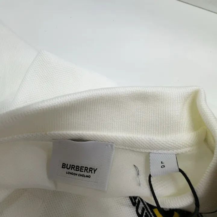 Burberry Burberry Burberry Striped Detail Short Sleeve Polo Shirt-2 Size US L / EU 52-54 / 3 - 6 Thumbnail
