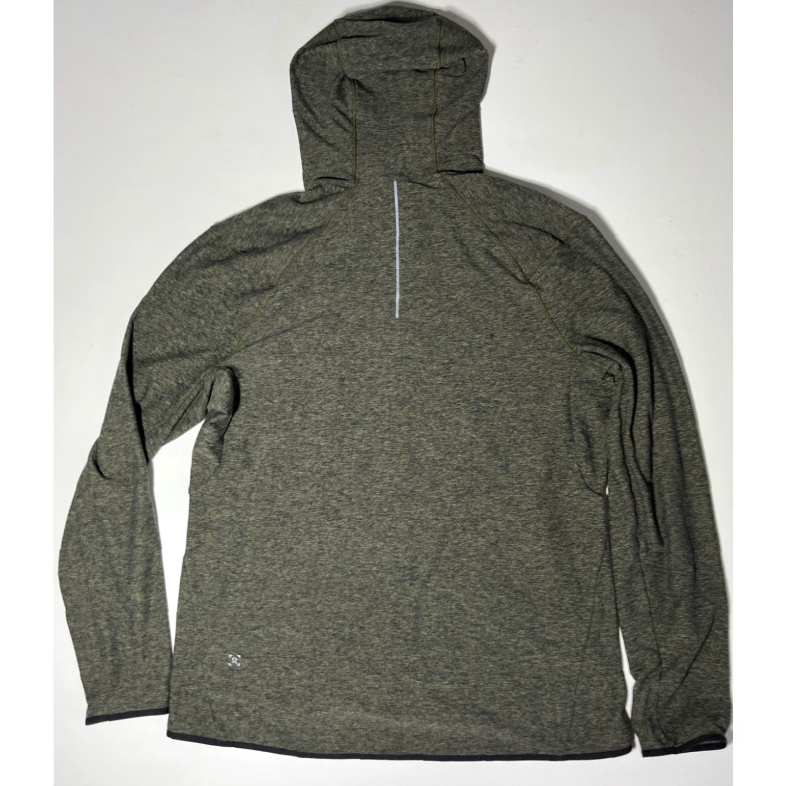Lululemon Men's Lululemon Surge Warm Full Zip Hoodie LM4669S Heathered Green Sz L Hoodie Mens Full Zip Surge Warm Heathered Green Lululemon LM4669S Size US L / EU 52-54 / 3 - 5 Thumbnail
