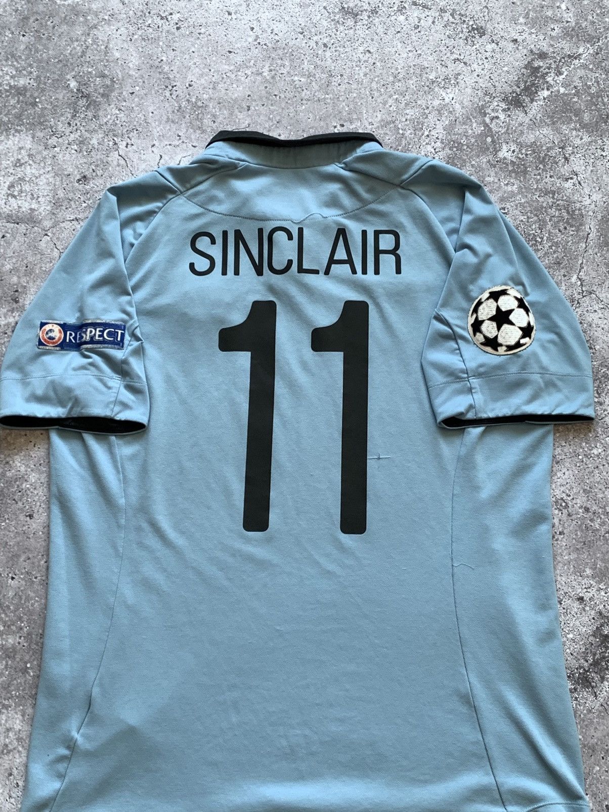 Umbro 🔥MANCHESTER CITY UMRO 2012/13 HOME JERSEY SINCLAIR UCL SHIRT Size US L / EU 52-54 / 3 - 3 Thumbnail