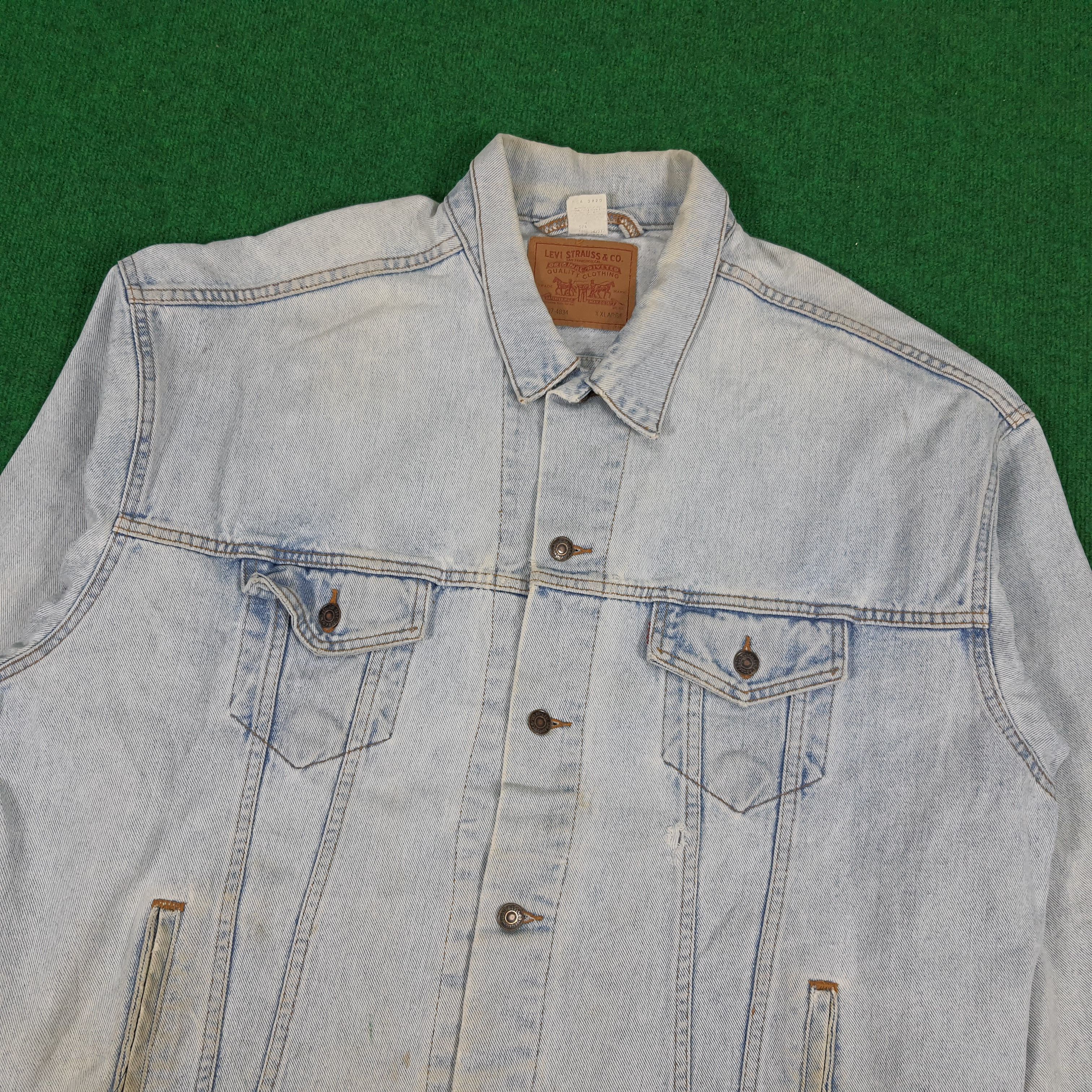 Levi's Vintage Levi's Denim Hysteric Glamour Custom Jeans Jacket Size US XXL / EU 58 / 5 - 4 Thumbnail