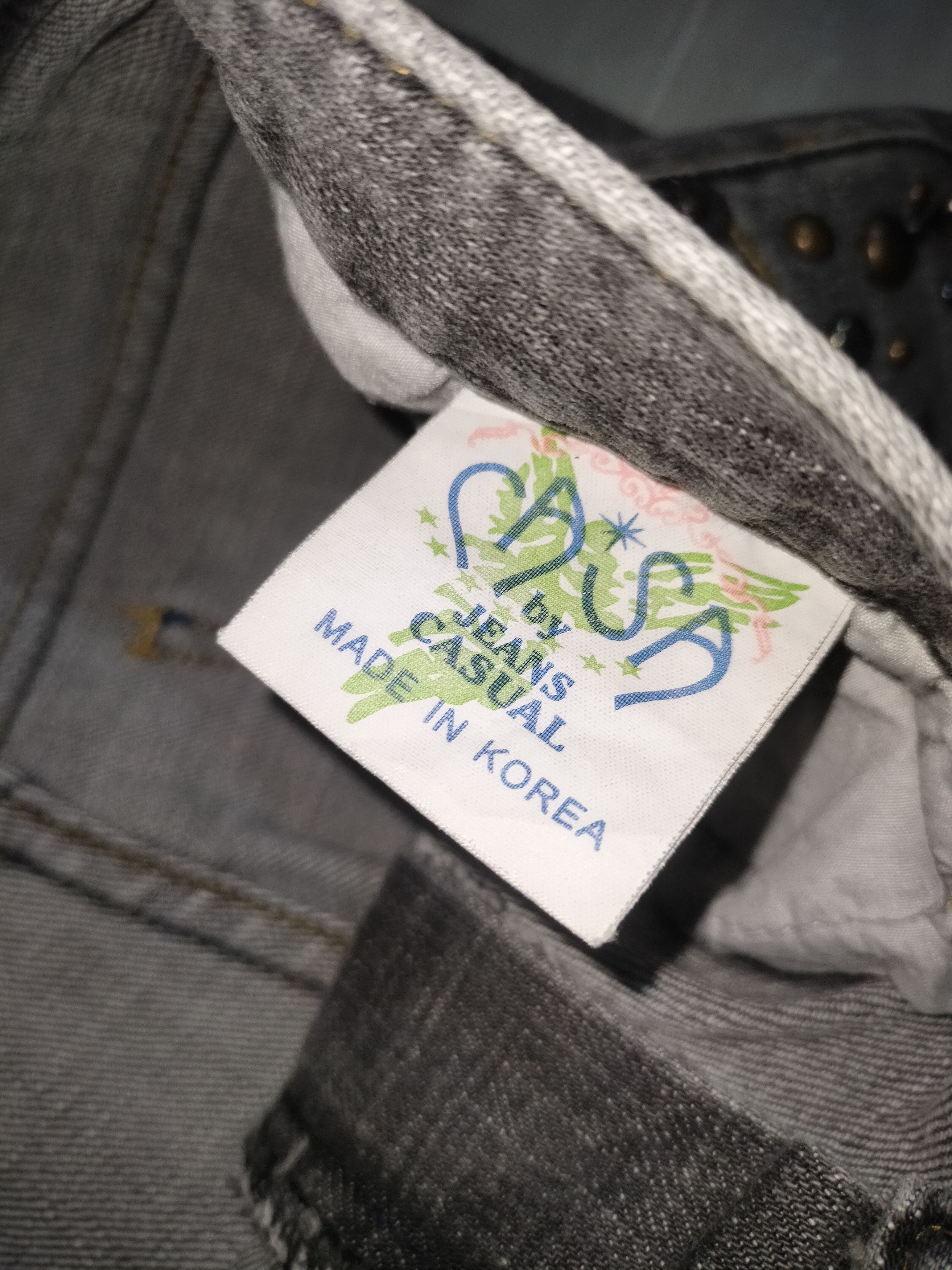 Tornado Mart Studed washed Flare Jeans Casa Size US 29 - 13 Thumbnail