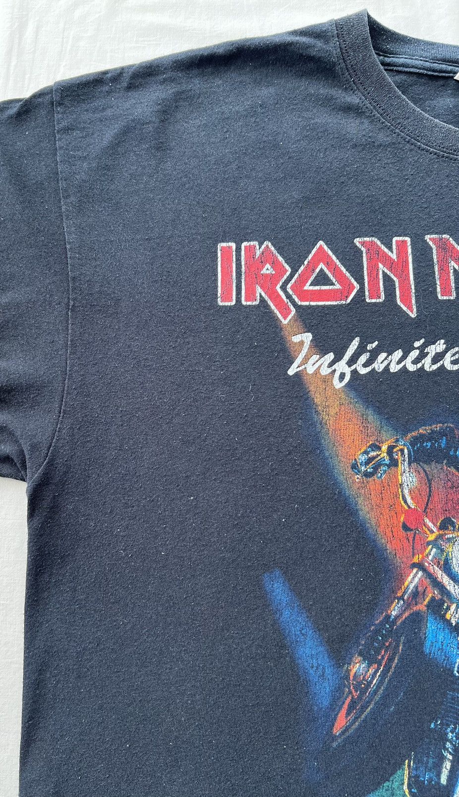 Band Tees Vintage 2007 Iron Maiden Infinite Dreams Black T-shirt Size US XL / EU 56 / 4 - 7 Thumbnail