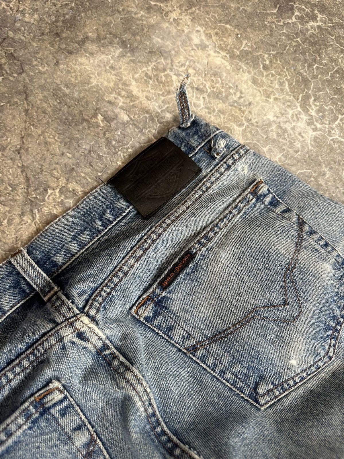 Harley Davidson × Vintage Vintage Harley Davidson Denim Size US 34 / EU 50 - 7 Thumbnail