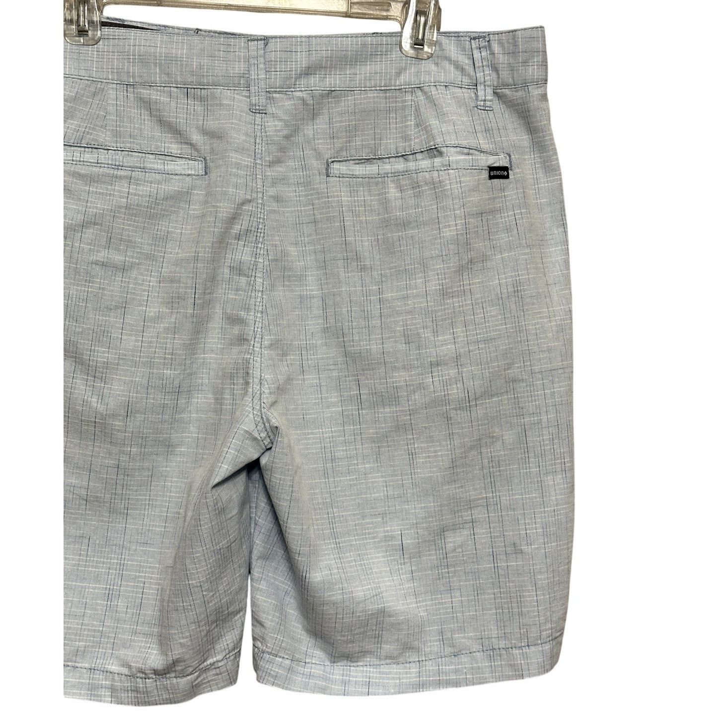 Other Union Casual Shorts Chino Style Flat Front Blue M 36R NWOT Size US 36 / EU 52 - 7 Thumbnail