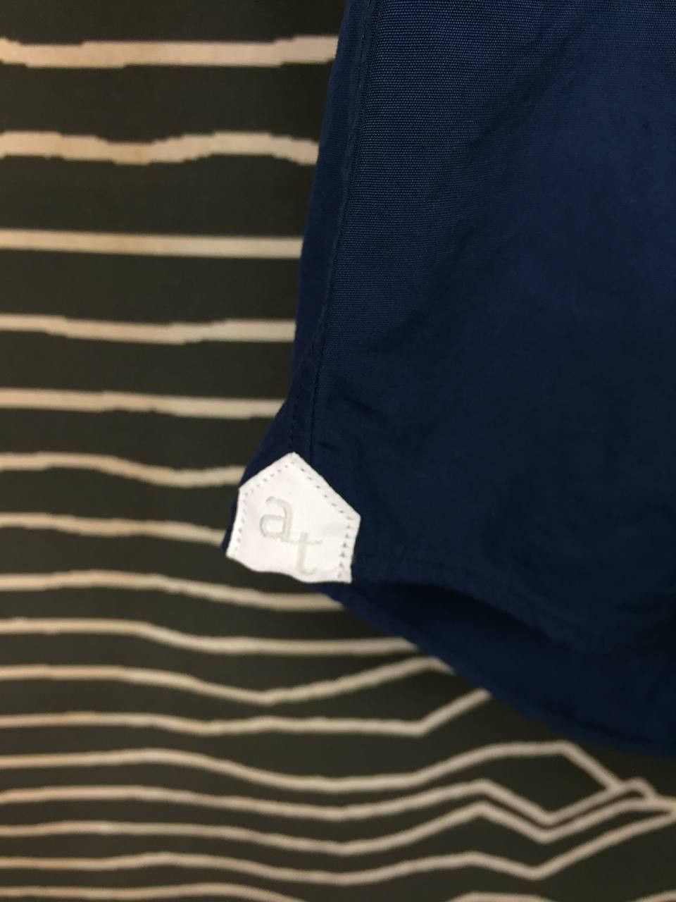 Japanese Brand Azabu Tailor x Thomas Mason Navy Blue Button-Down Shirt Size US S / EU 44-46 / 1 - 4 Thumbnail