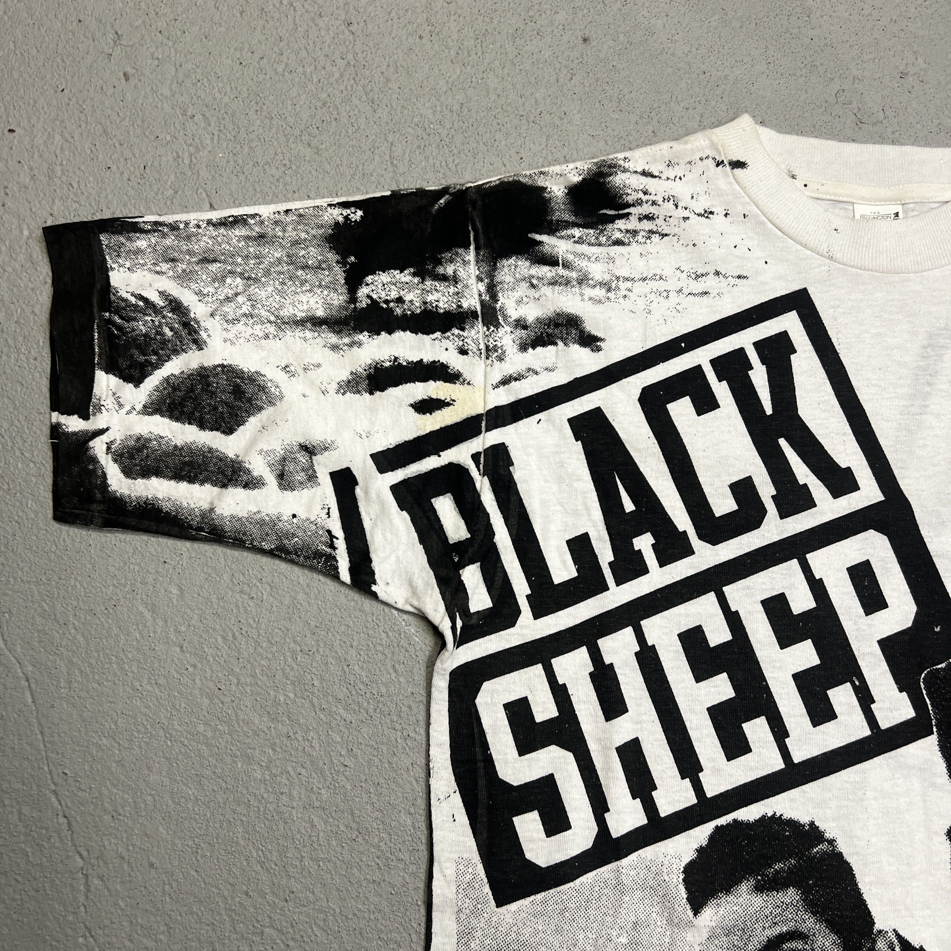 Black Sheep × Vintage 1990's Black Sheep AOP Tee Size US L / EU 52-54 / 3 - 4 Thumbnail