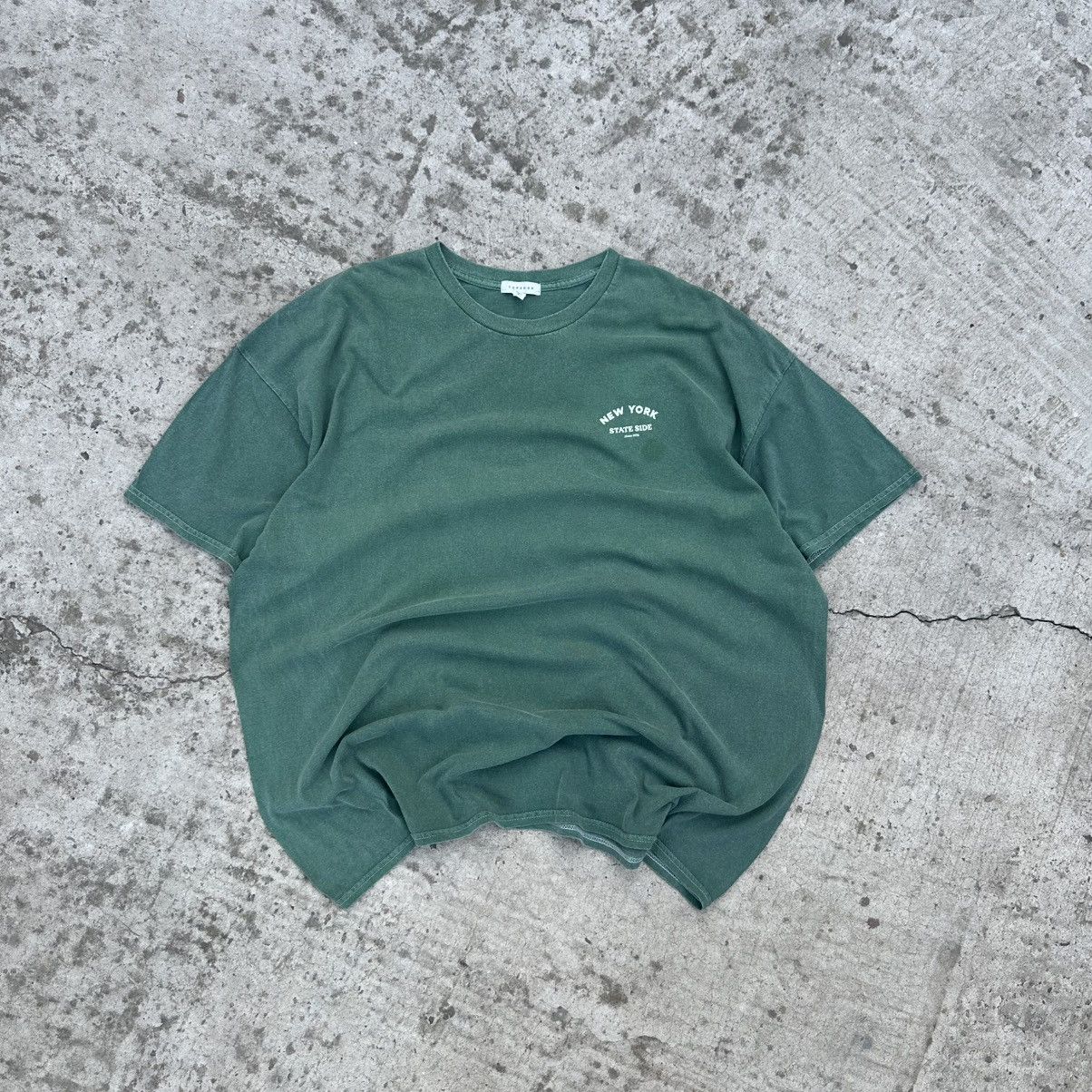 The Men's Store Vintage New York T-shirts Big Logo Green Size 3XL Y2K 00S Size US XXL / EU 58 / 5 - 2 Thumbnail