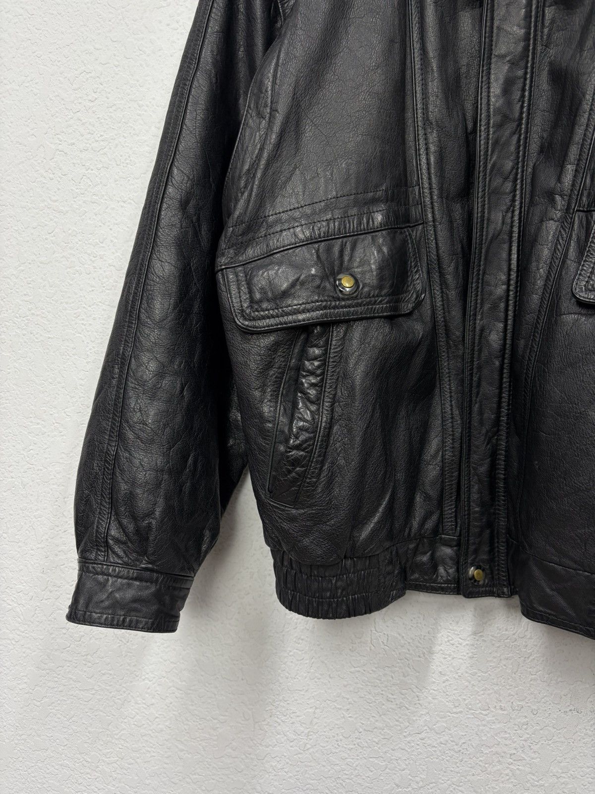 Harley Davidson VTG Rick Owens Hysteric Glamour Style Leather Fur Jacket 90s Size US L / EU 52-54 / 3 - 14 Thumbnail