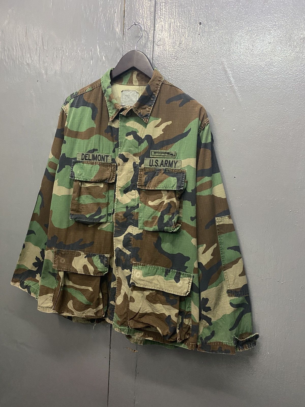 Vintage Vintage USA Army Camo Jacket Size US M / EU 48-50 / 2 - 2 Thumbnail