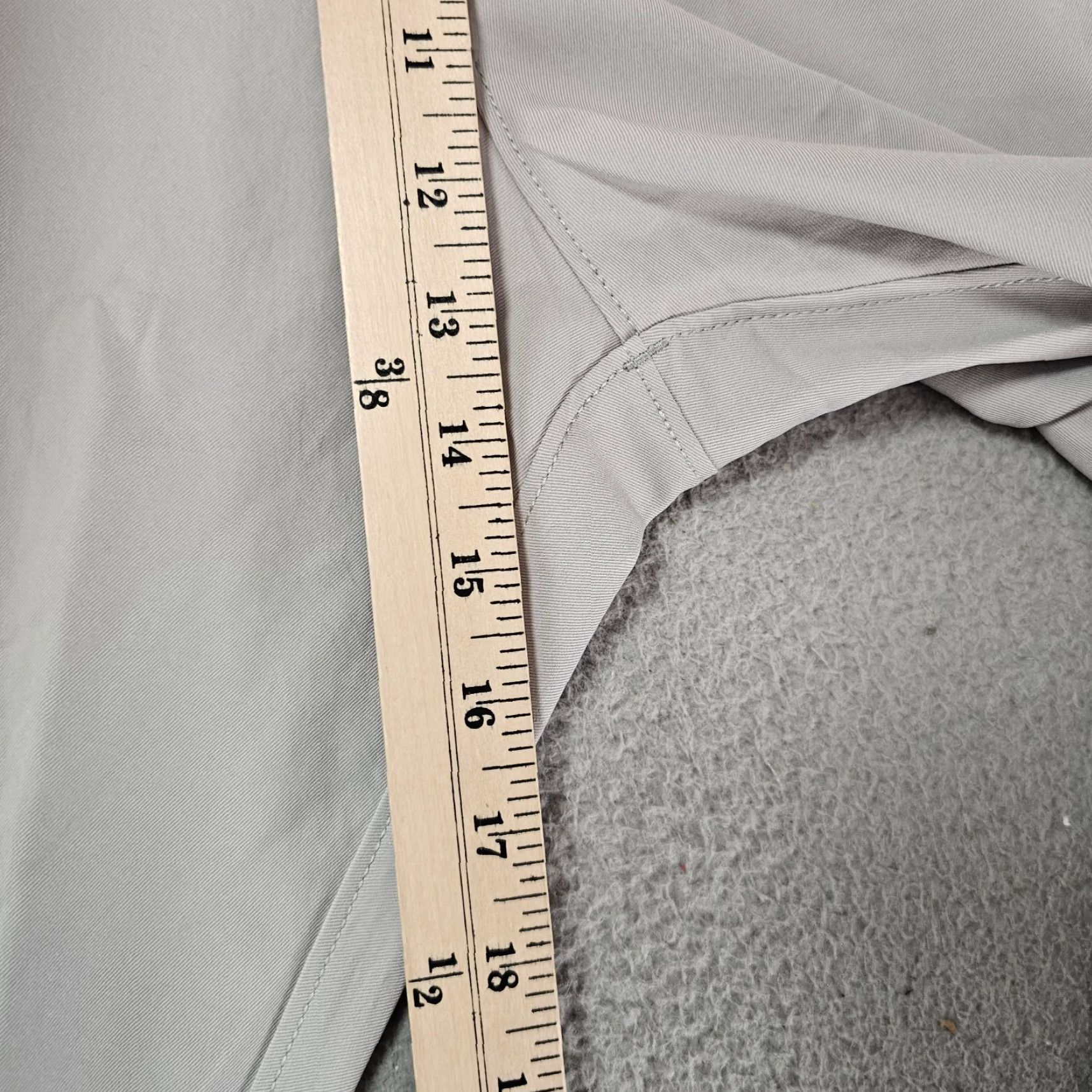 Vintage Public Rec Pants Mens 44x31 Grey Straight Chino Workday Pant Regular Size US 44 / EU 60 - 3 Thumbnail