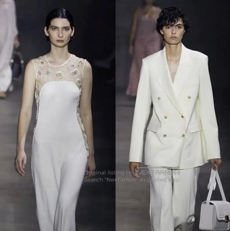 Saint Laurent Paris Saint Laurent Cream Wool Ladies Jacket . Size M / US 6-8 / IT 42-44 - 3 Thumbnail