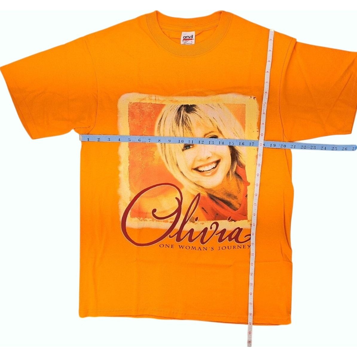 Anvil Vintage Olivia Newton-John One Woman's Journey Tour Orange Size US L / EU 52-54 / 3 - 5 Thumbnail
