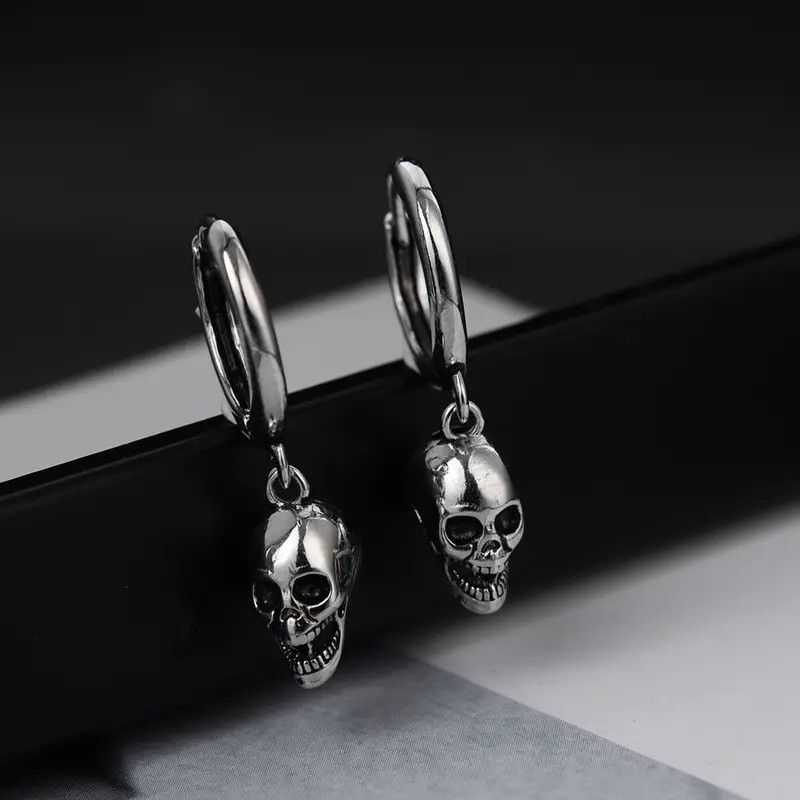Jewelry × Vintage New Vintage Skull Earrings Size ONE SIZE - 2 Thumbnail