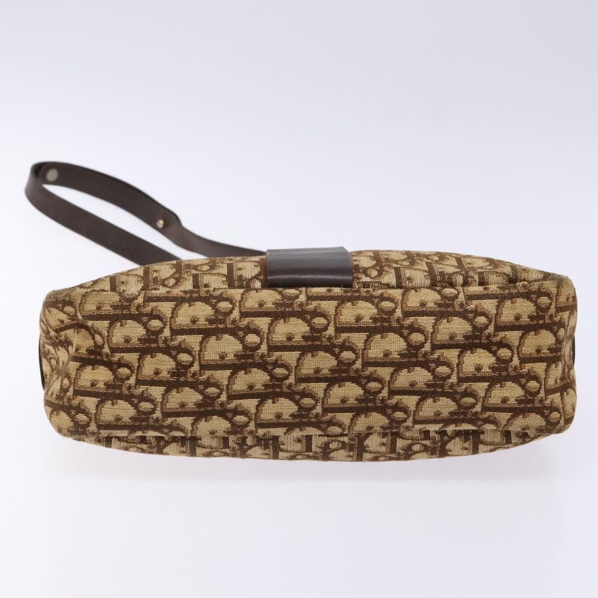 Dior DIOR Trotter Canvas Shoulder Bag Brown Gold Size ONE SIZE - 9 Thumbnail