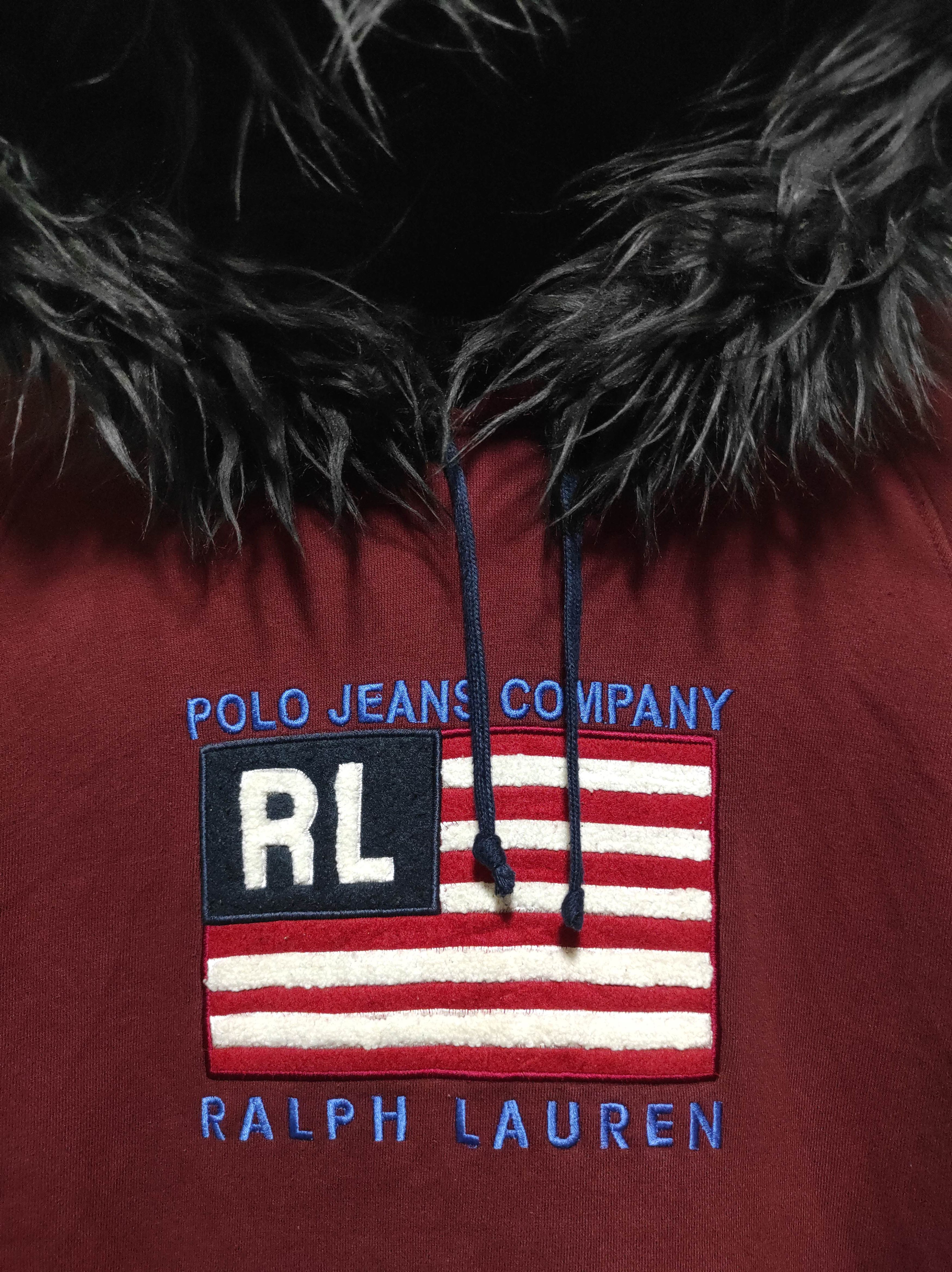 If Six Was Nine Polo Jeans Company USA flag Fur Hoodie LGB style Size US M / EU 48-50 / 2 - 5 Thumbnail