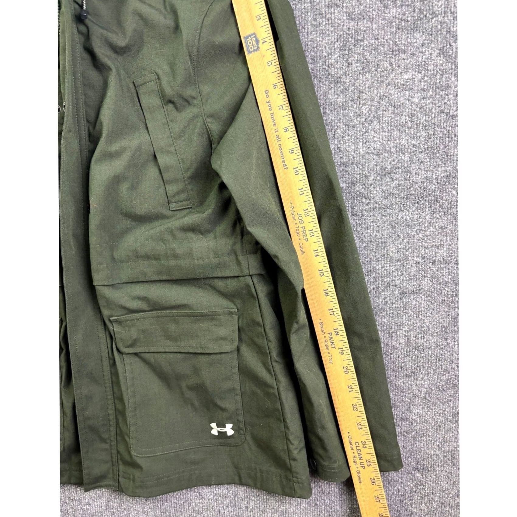Under Armour Under Armour Storm1 Hooded Parka Jacket Womens Medium Green All Season Gear Shirts Size M / US 6-8 / IT 42-44 - 5 Thumbnail
