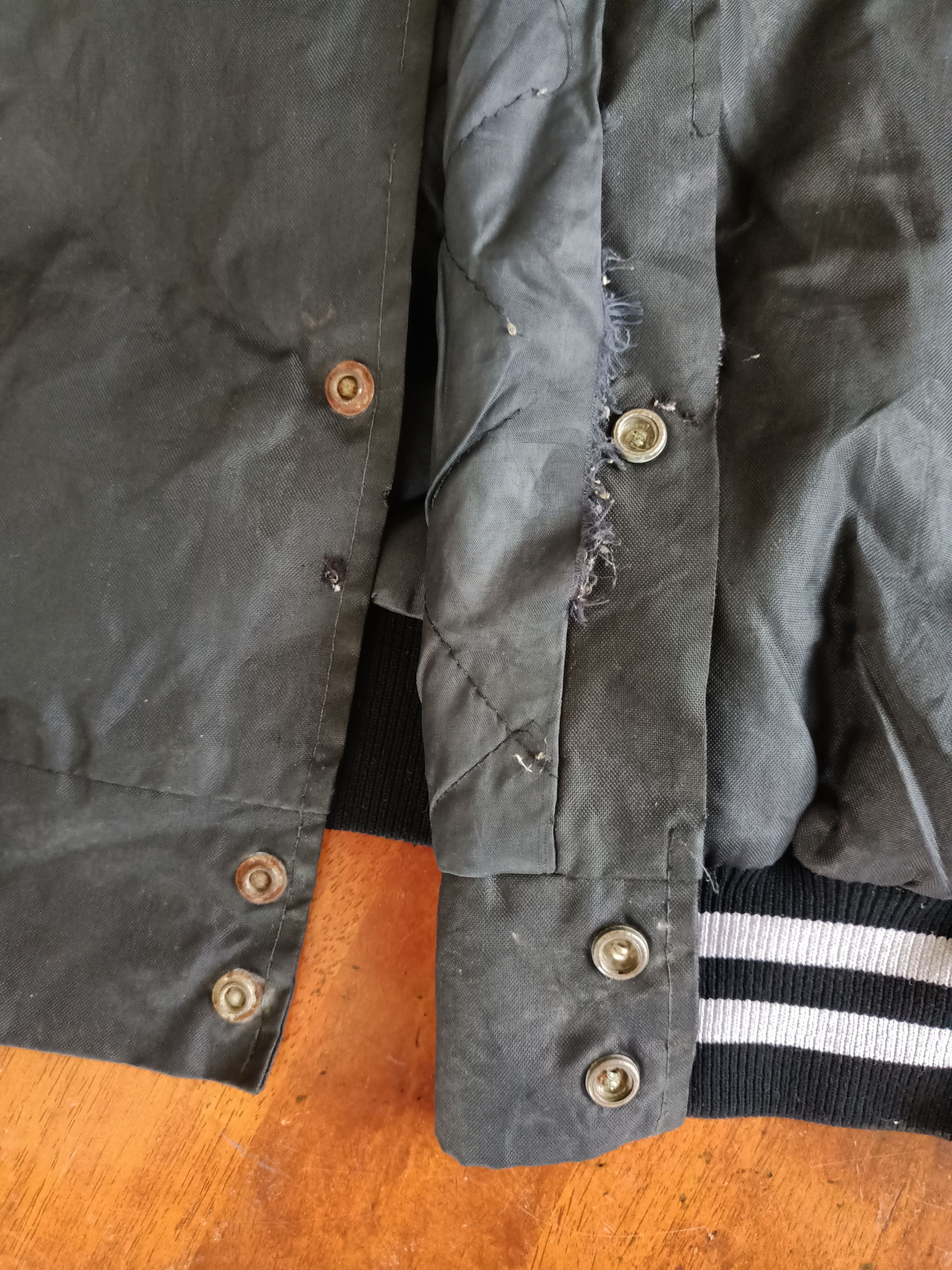 Vintage Vintage 80s WEST ARK JG Satin Baseball Bomber Jacket Size US XXL / EU 58 / 5 - 7 Thumbnail