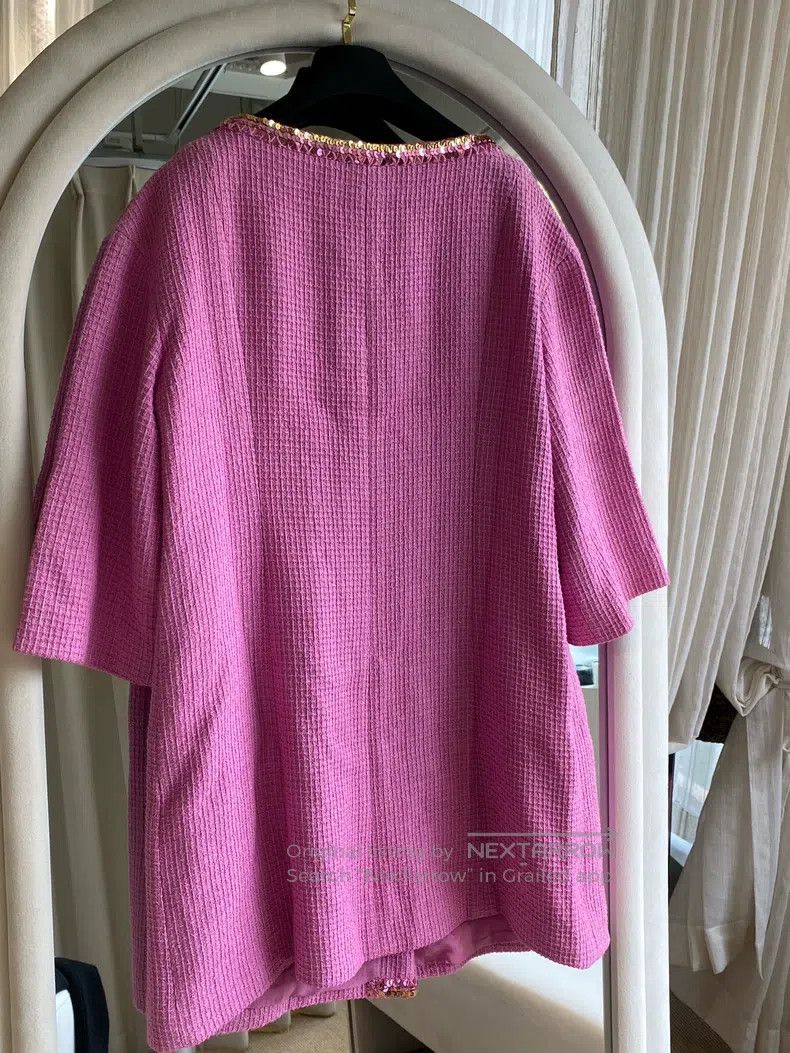 Chanel Chanel 22-year-old spring and summer rose-red dress Size M / US 6-8 / IT 42-44 - 2 Thumbnail
