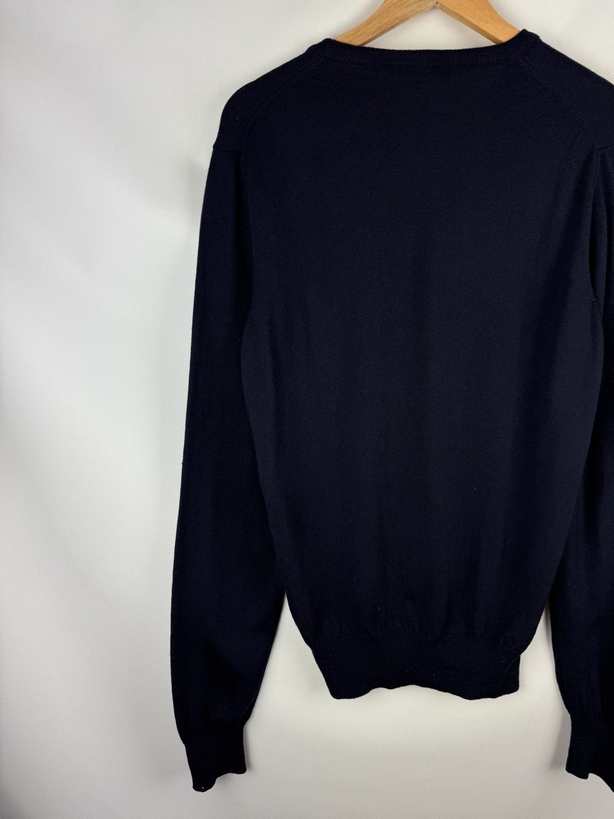Versace Versace Collection Knitted Wool Crew Neck Sweater Pullover Size US L / EU 52-54 / 3 - 14 Thumbnail