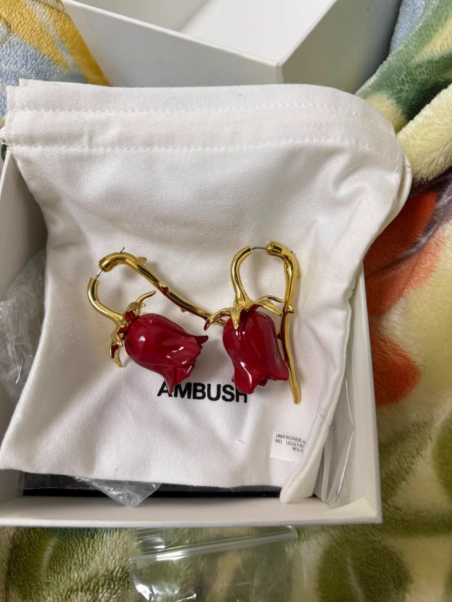 Ambush Design Ambush Rose Earrings GD Inspired 95% New Authentic Size ONE SIZE - 1 Thumbnail