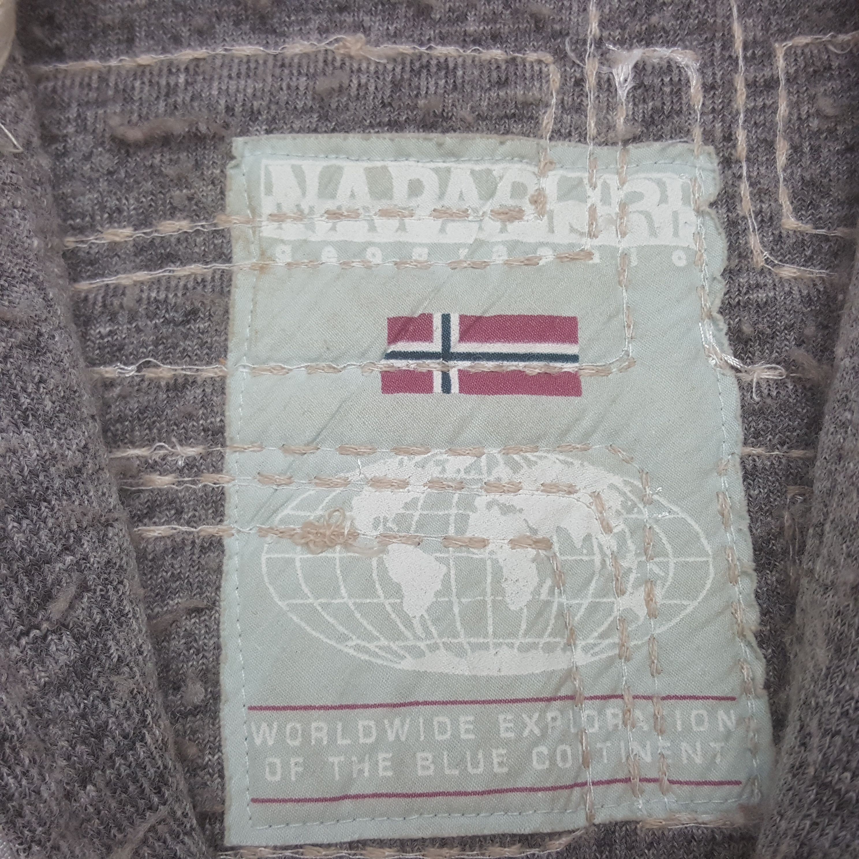 Napapijri × Vintage Vintage Napapijri Sherpa Zipper Winter Jacket Size US M / EU 48-50 / 2 - 5 Thumbnail