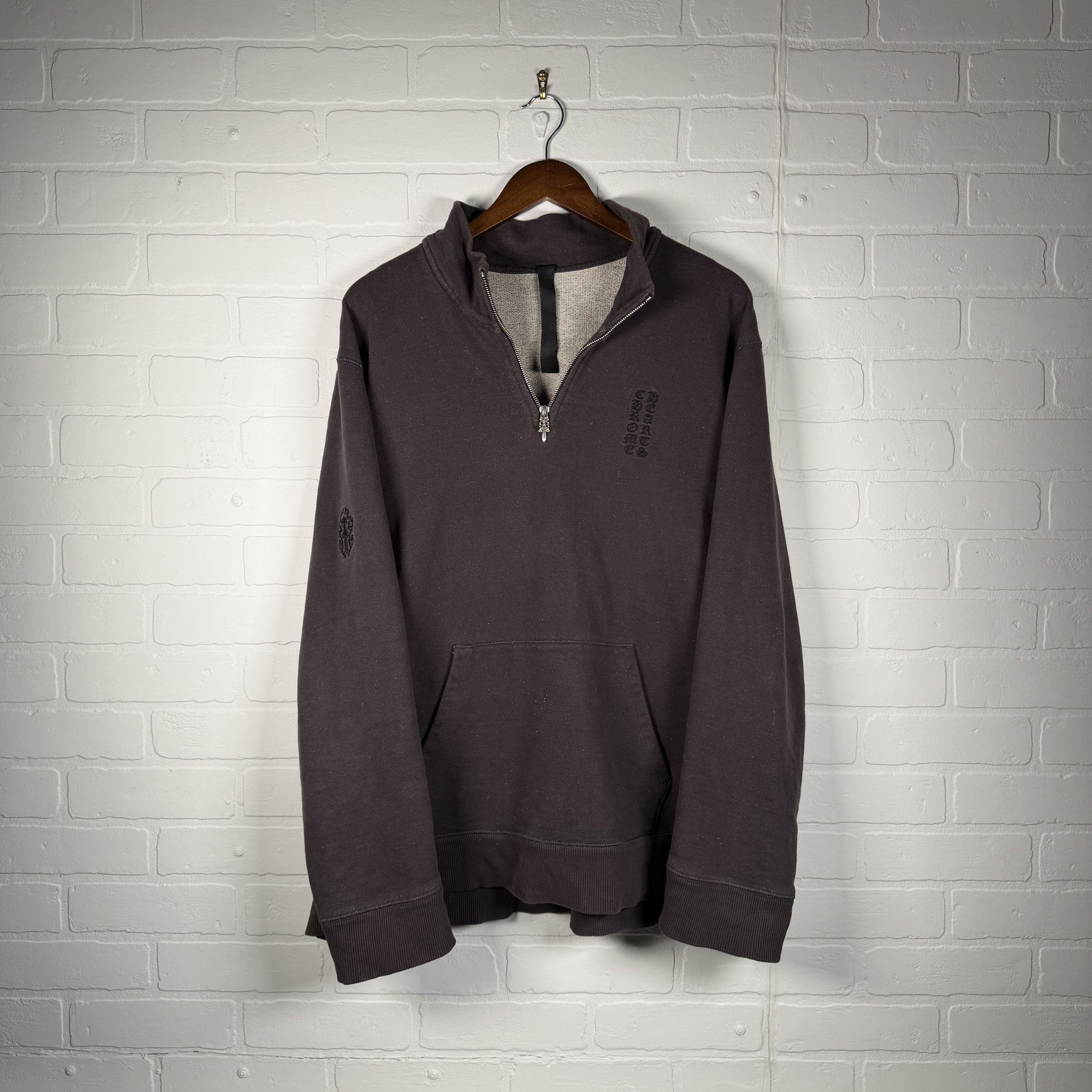 Chrome Hearts Chrome Hearts Y Not Vine Dagger Embroidered Quarter Zip Size US XL / EU 56 / 4 - 1 Thumbnail