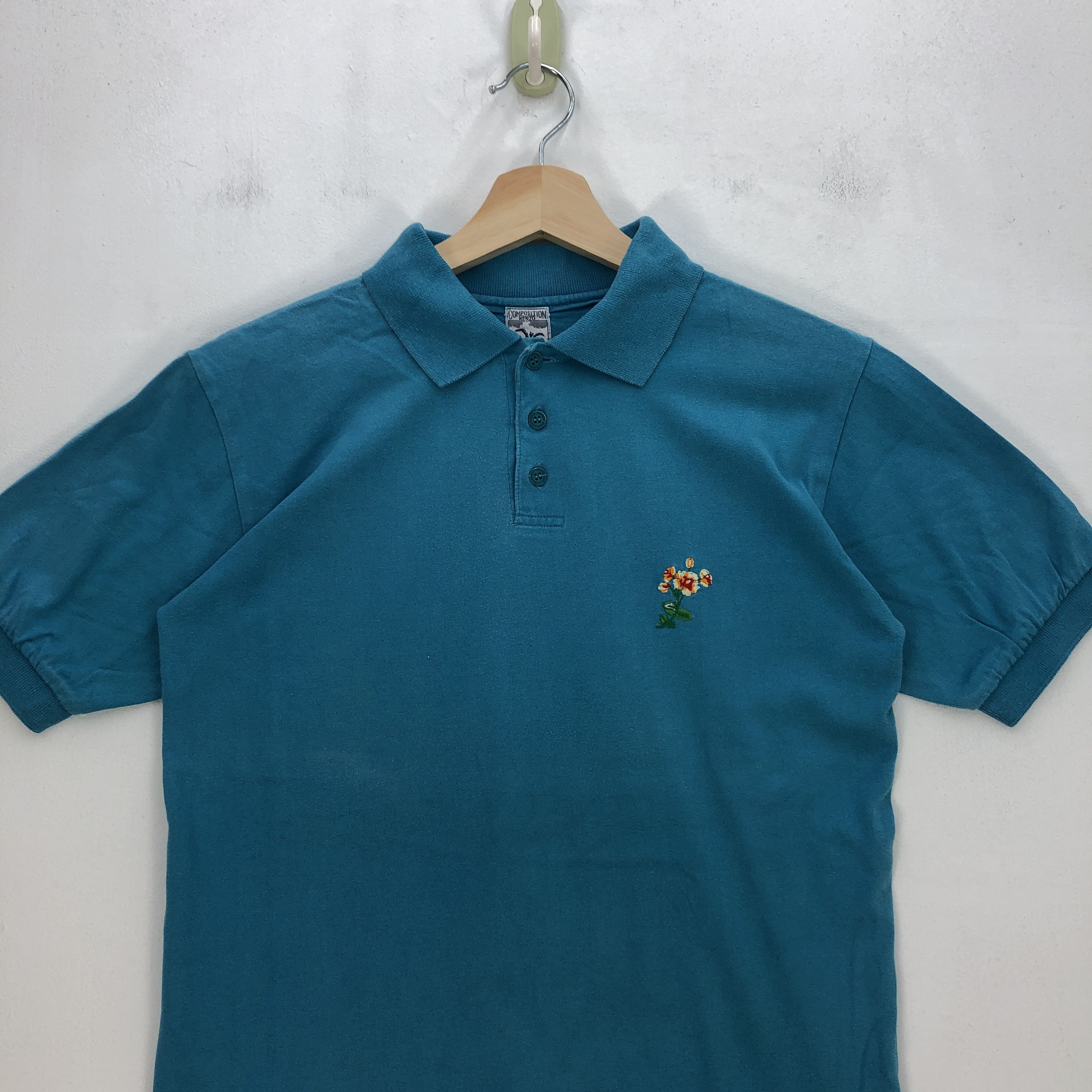 Kenzo × Vintage Vintage Kenzo T Shirt Vintage Kenzo Polo Tees Size S / US 4 / IT 40 - 2 Thumbnail