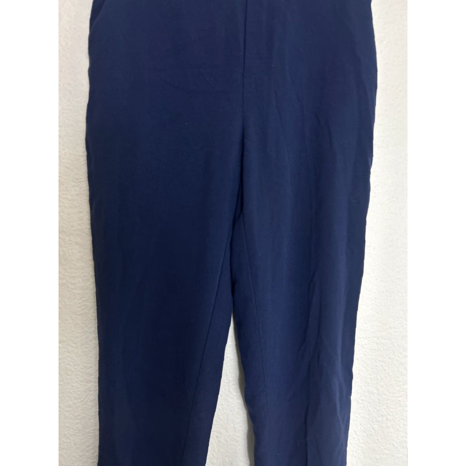 Banana Republic Banana Republic Pants Women 8 Navy Blue Pull On Polyester Blend 30x27 Chino Regular Size 30" / US 8 / IT 44 - 3 Thumbnail