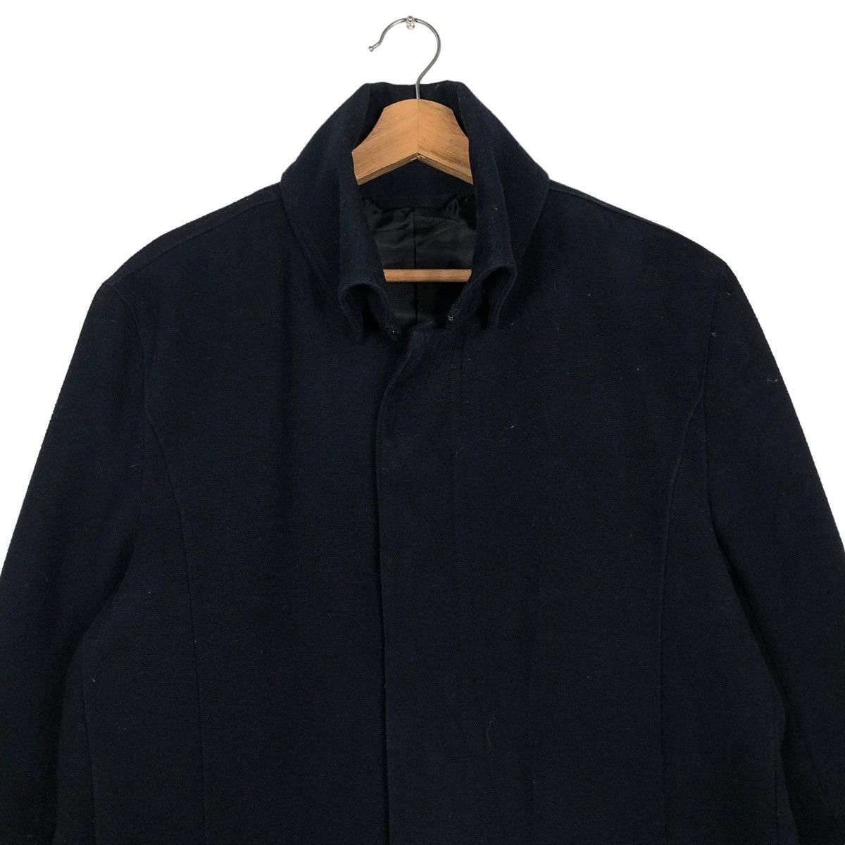 Issey Miyake 🔥VINTAGE BONDAGE DOUBLE COLLAR BIKER JACKET TETE HOMME Size US L / EU 52-54 / 3 - 3 Thumbnail