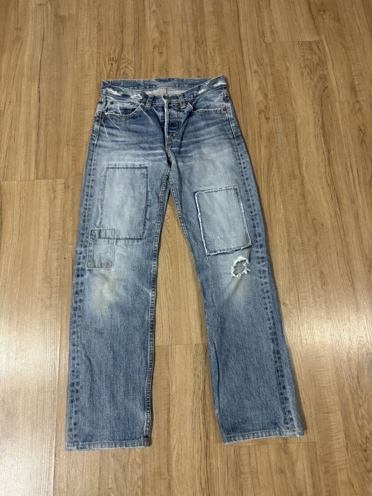 Japanese Brand DOMINGO PATCHWORKS STYLE JEANS Size US 28 / EU 44 - 1 Thumbnail