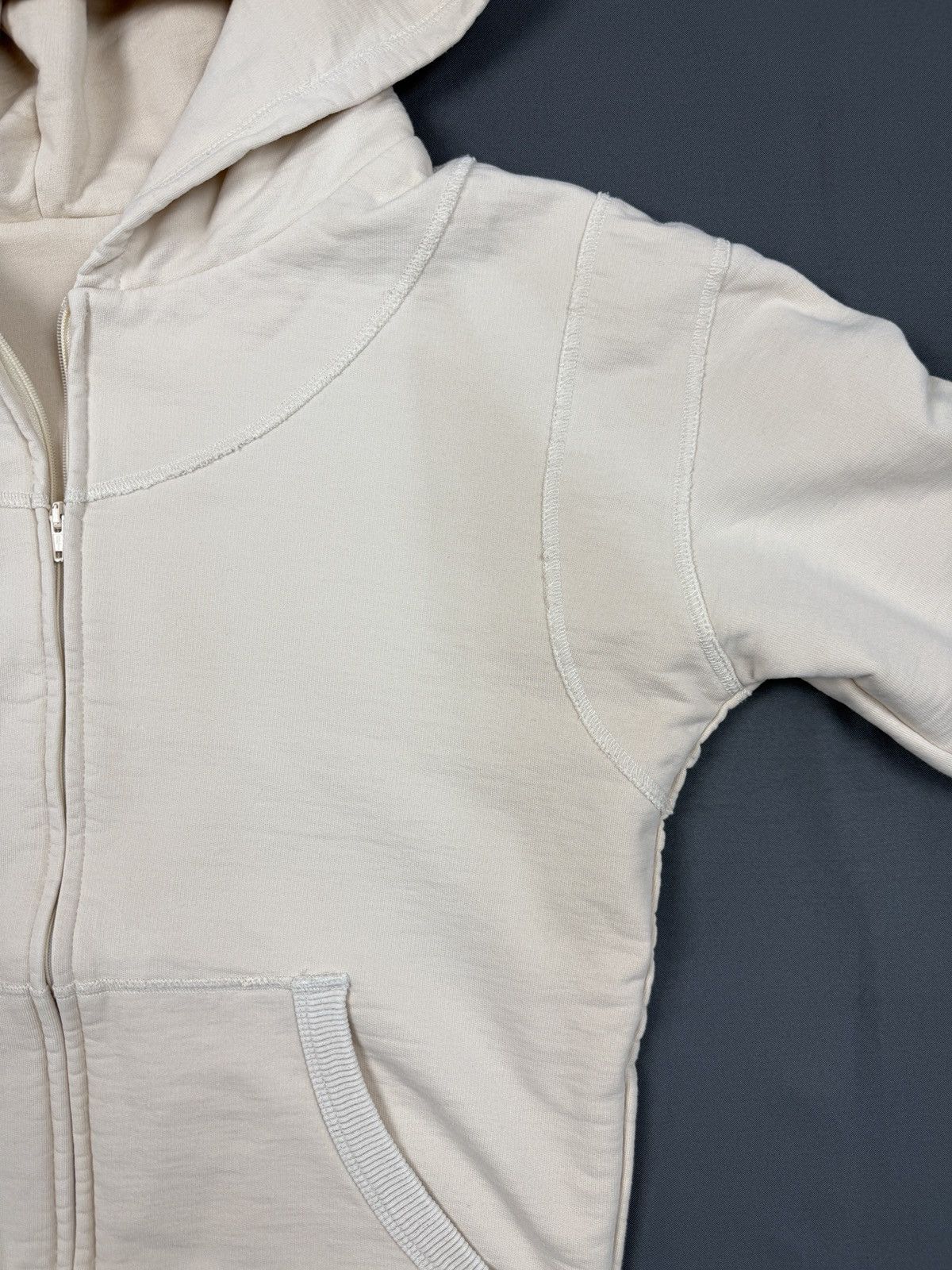 Other Cream Double Layered Cotton Oversized Monk Hood Boxy Hoodie Size US L / EU 52-54 / 3 - 5 Thumbnail
