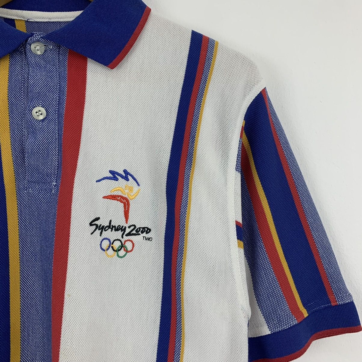 Vintage Y2K Sydney 2000 Olympic Polo Shirt