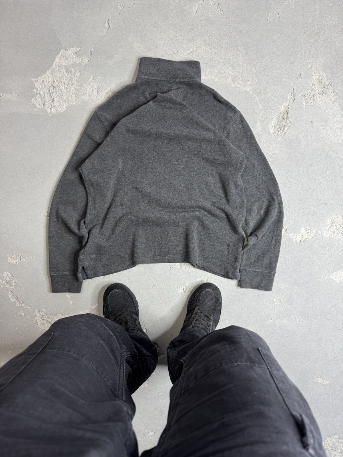 Polo Ralph Lauren × Vintage Vintage Polo RL 1/4 Quarter Zip Sweater Sweatshirt Size US M / EU 48-50 / 2 - 2 Thumbnail