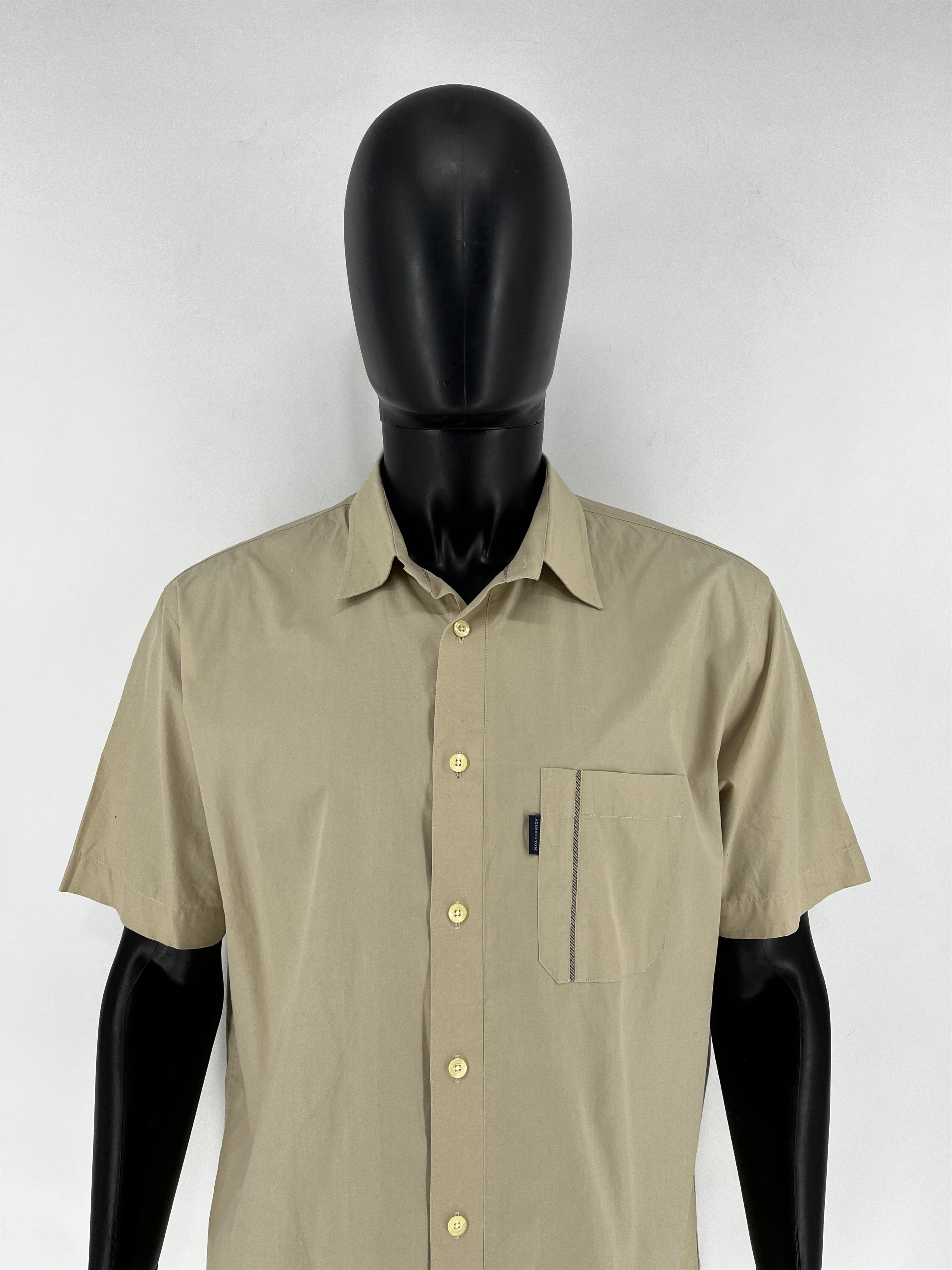 Aquascutum Mens Shirt Long Sleeve Aquascutum Vintage Size XL Size US XL / EU 56 / 4 - 1 Thumbnail