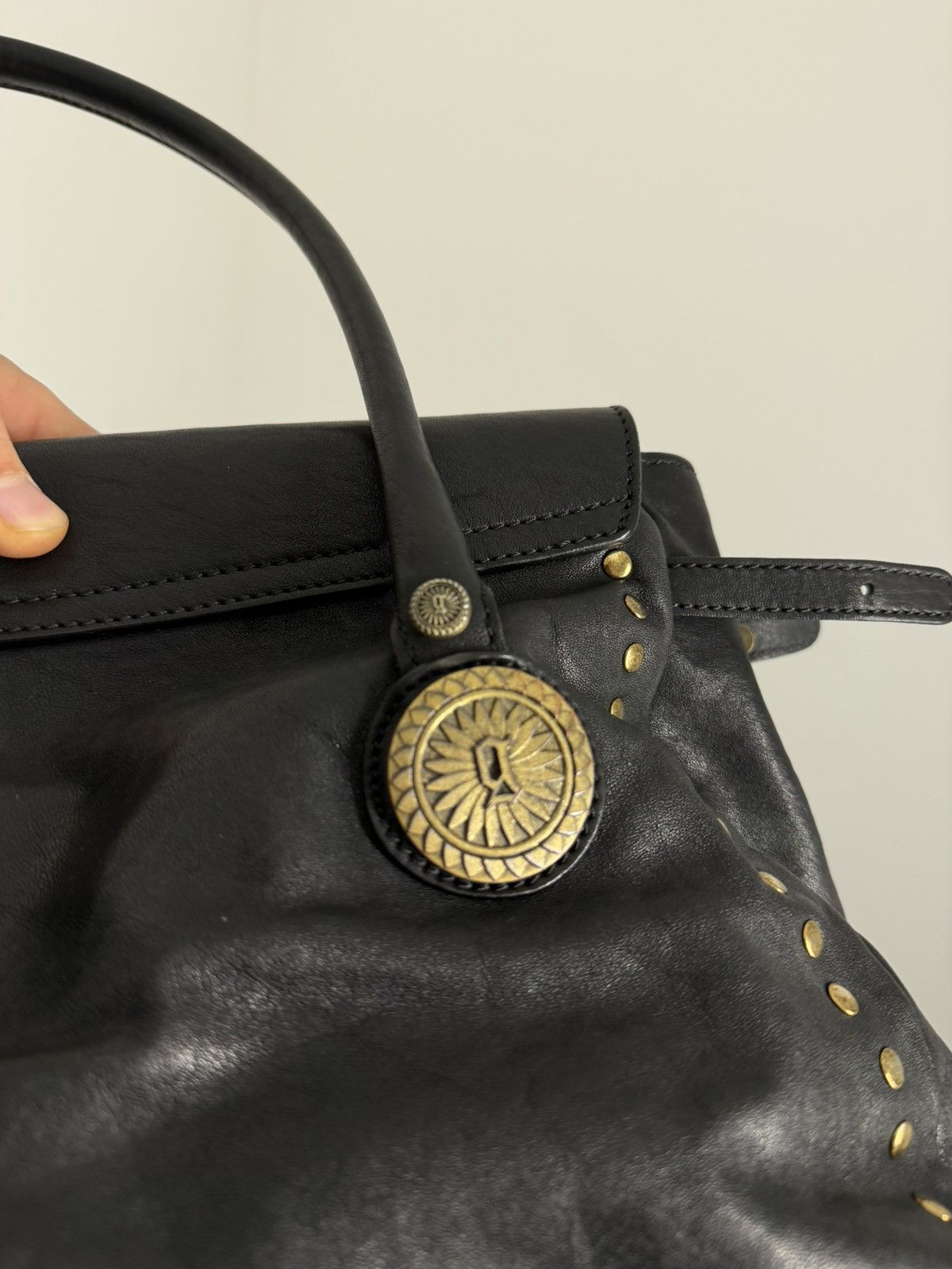 John Galliano Vintage 00s John Galliano Pony Hair Leather Handbag Size ONE SIZE - 5 Thumbnail