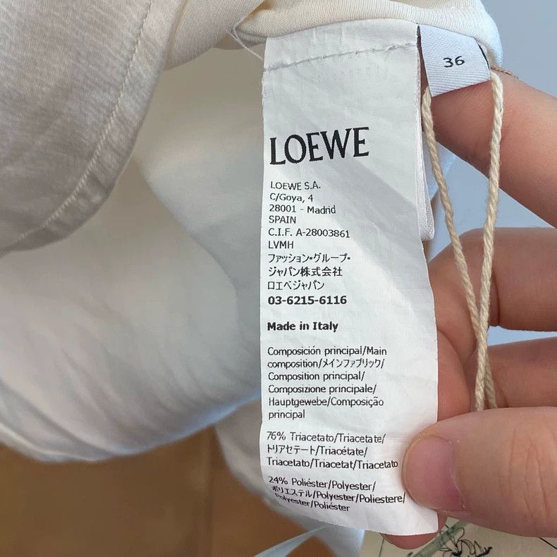 Loewe LOEWE Miumium pocket embroidered logo shirt Size XXS / US 00 / IT 34 - 5 Thumbnail