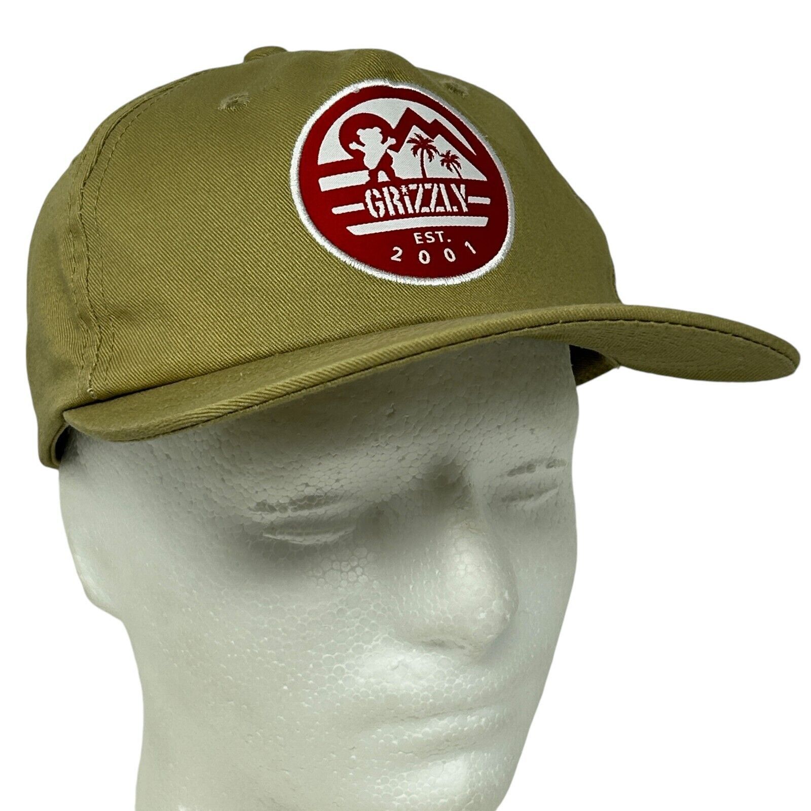 Grizzly Griptape Grizzly Griptape Hat Baseball Cap Skateboarding Skater Size ONE SIZE - 9 Thumbnail