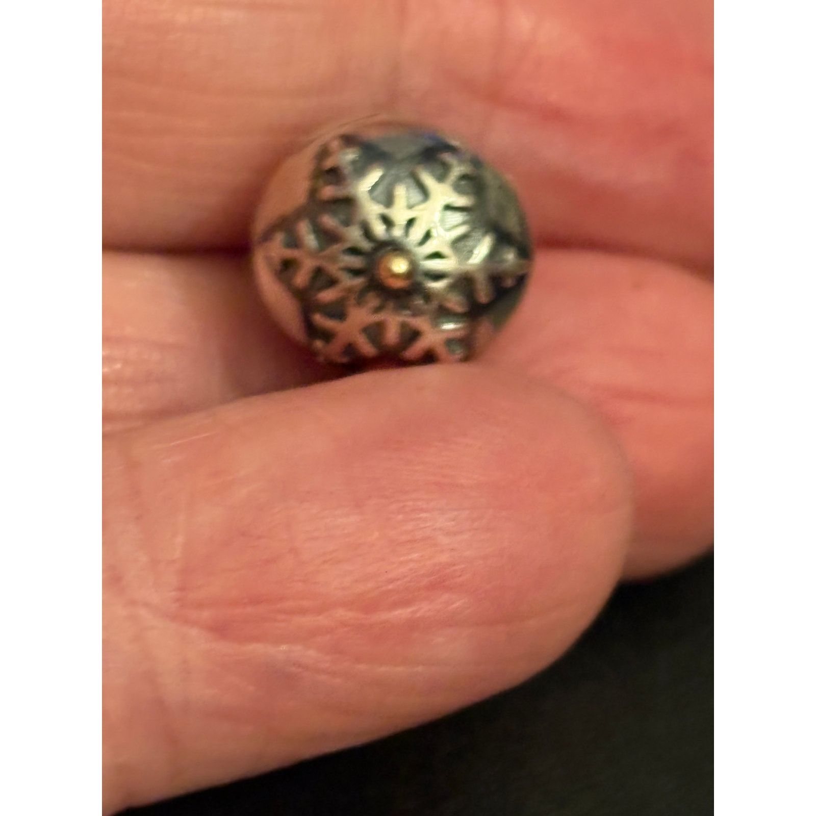 pandora Pandora Snowflake Charm Sterling Silver S925 ALE Size ONE SIZE - 5 Thumbnail