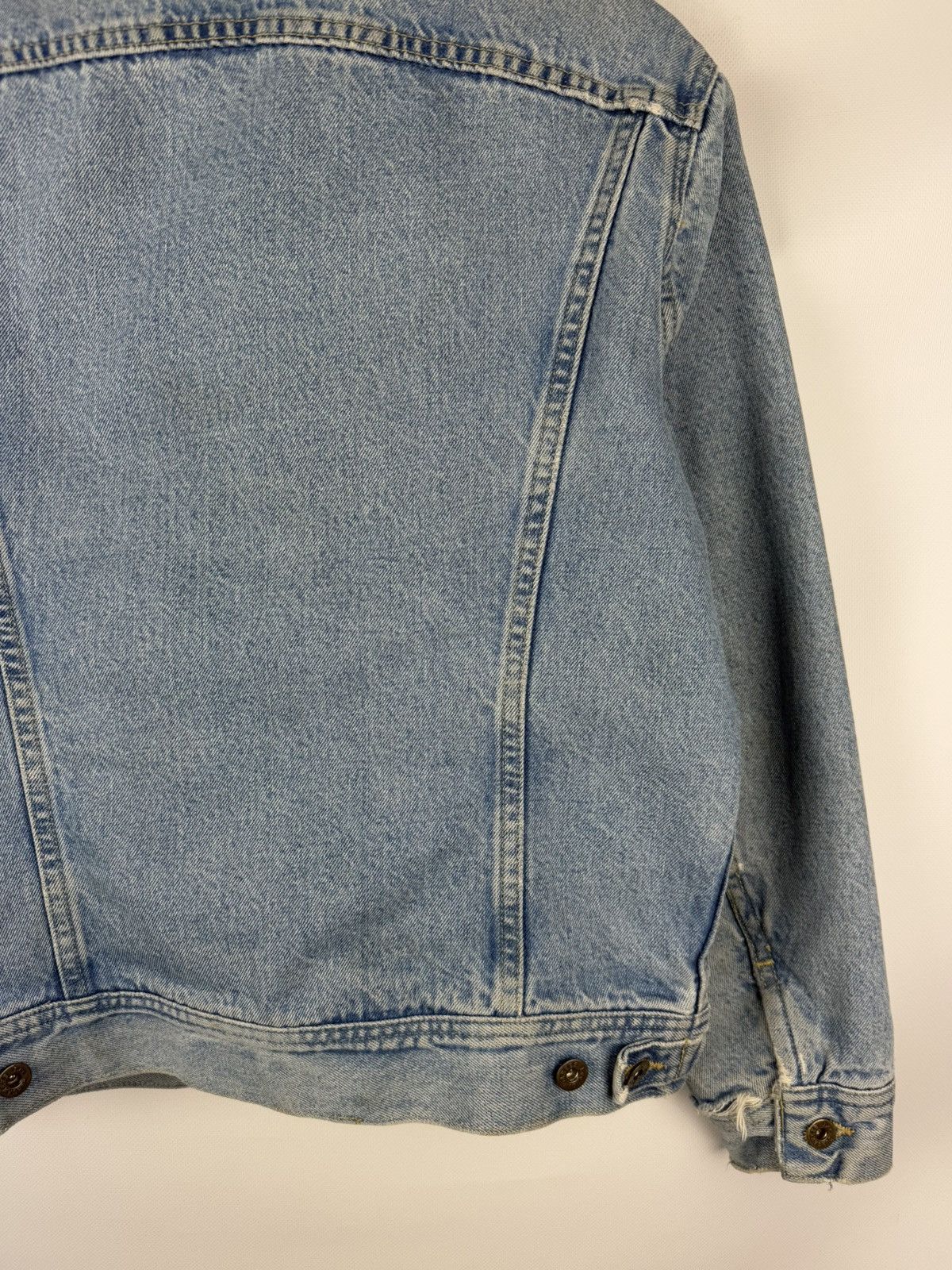 Lee × Vintage Lee Dungarees Vintage Blanket Lined Denim Trucker Jacket Size US M / EU 48-50 / 2 - 18 Thumbnail