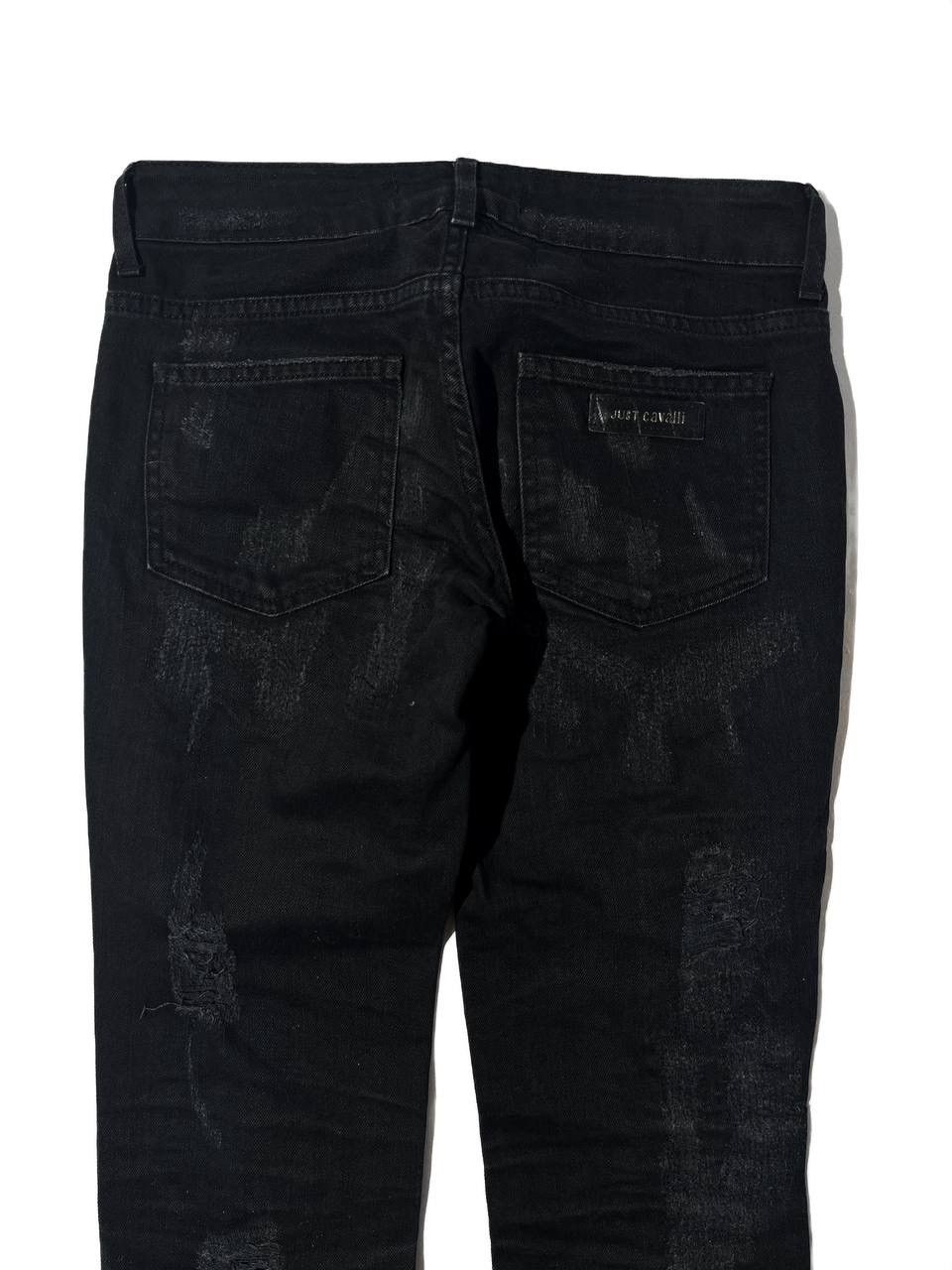Roberto Cavalli Roberto Cavalli Vintage Scab Repair Distressed Skinny Jeans Size US 27 - 5 Thumbnail