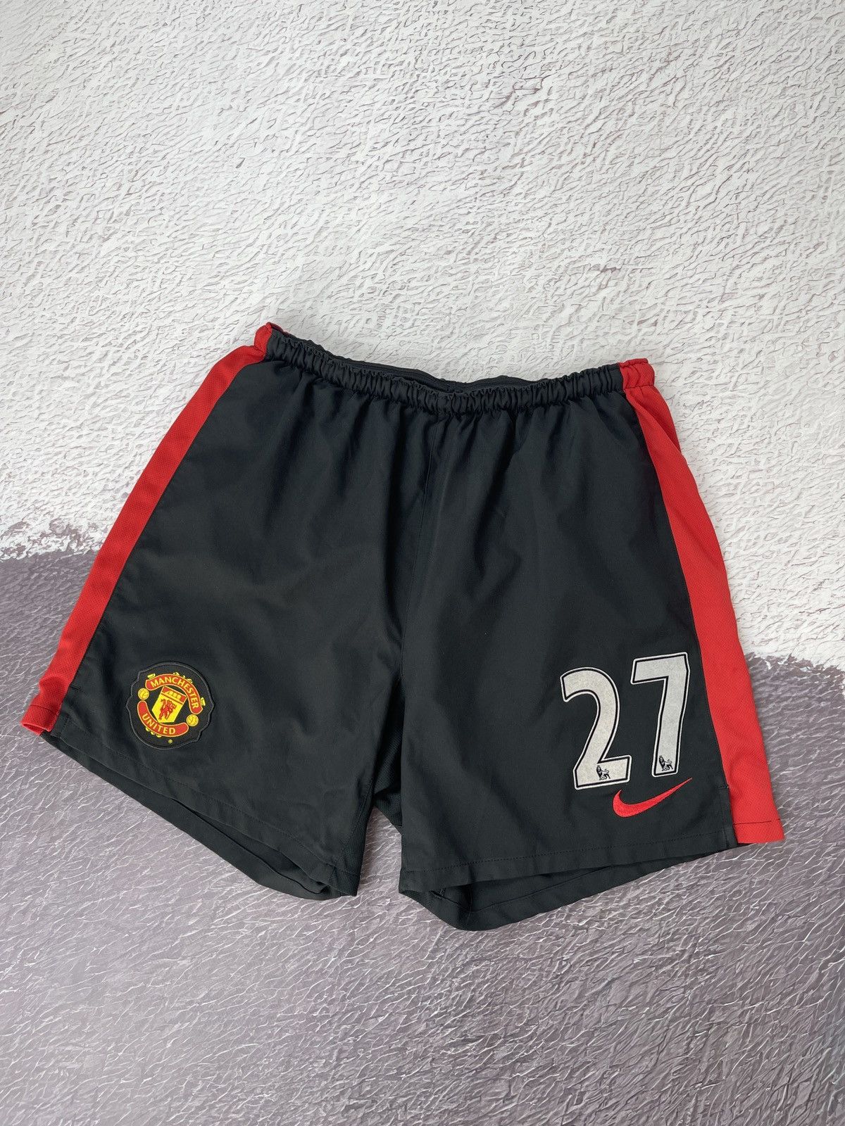 Nike Nike Manchester United 2009 10 match worn #27 Macheda shorts Size US 36 / EU 52 - 2 Thumbnail