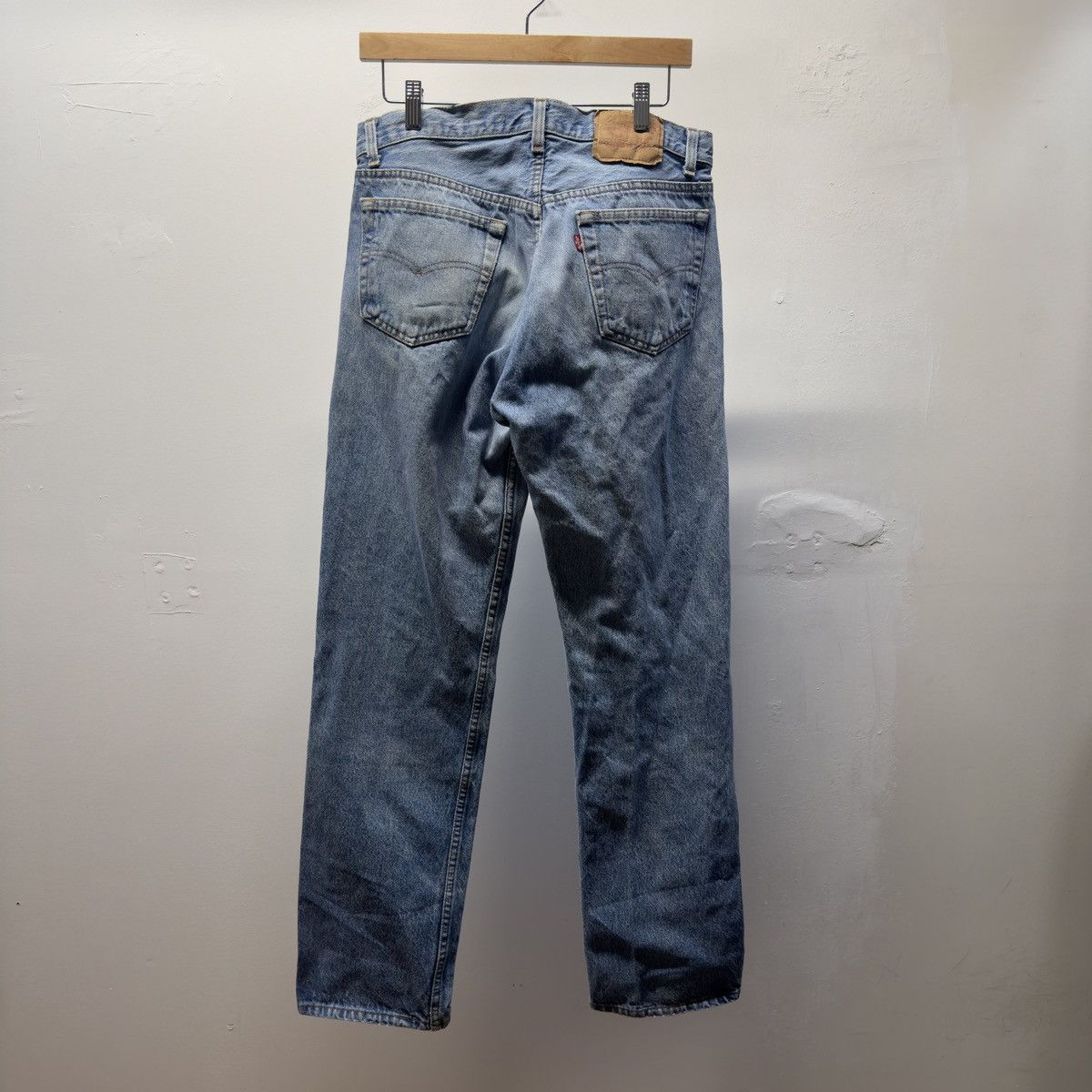 Levi's Vintage 80s Levi's 501 Jeans Faded Wash ERD Grunge Chrome Size US 34 / EU 50 - 2 Thumbnail