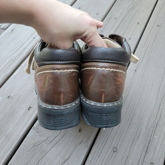 Vintage Vintage 90s y2k Bratz Lower East Side Chunky Block Heel Cree Size US 7 / IT 37 - 5 Thumbnail